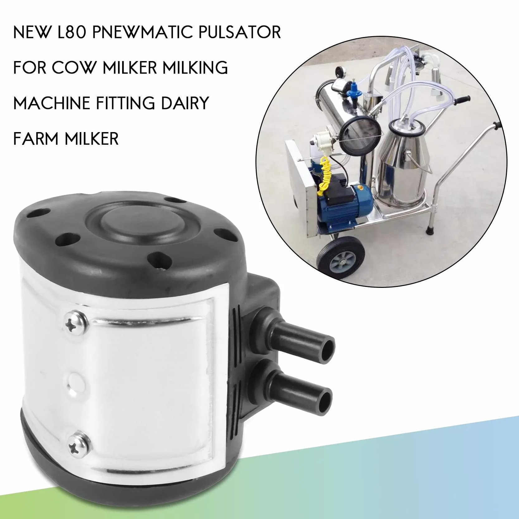 New L80 - Pulsador neumático para ordeñadora de vaca para máquina de leche adaptable