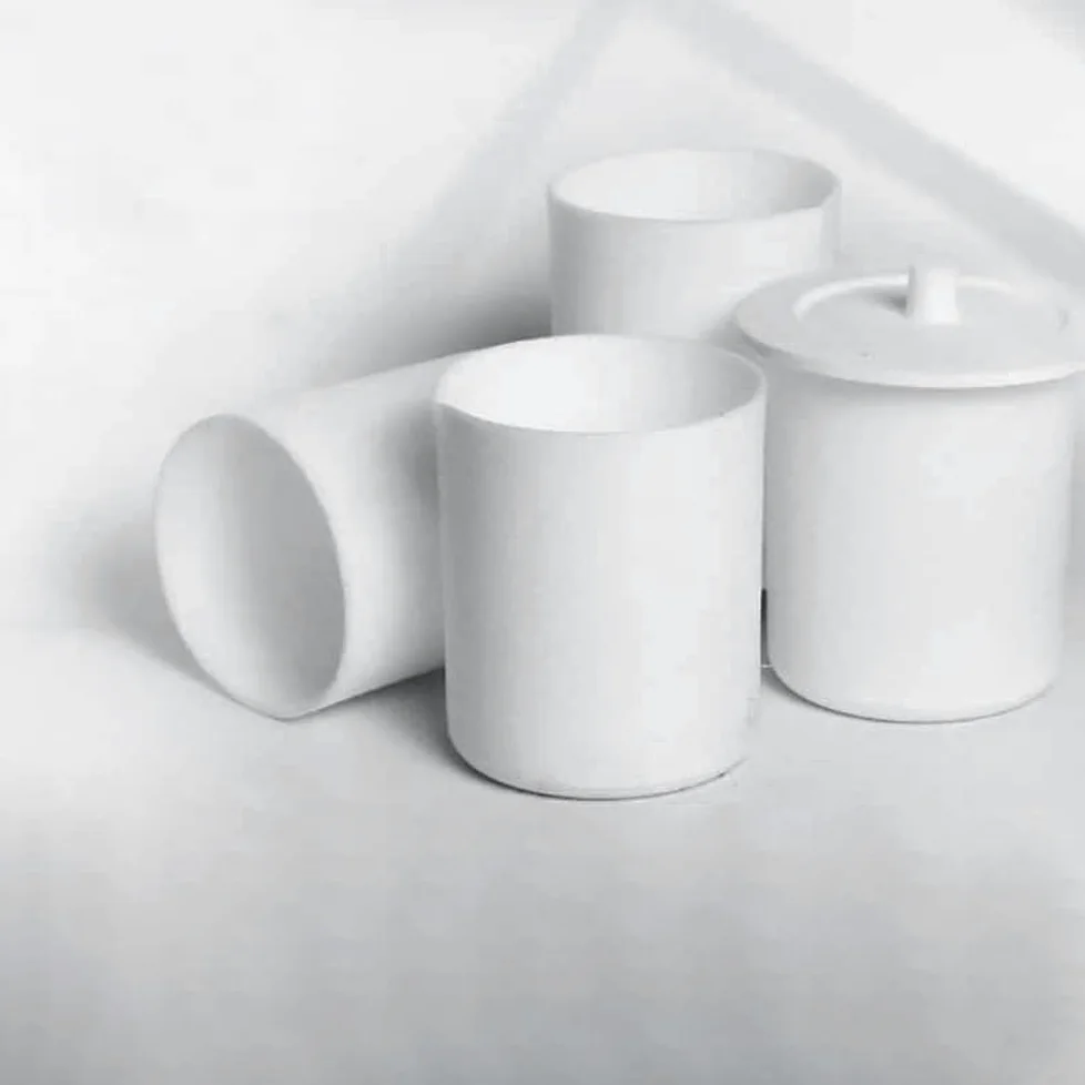 Vaso de precipitados de PTFE de 50 a 1000 ml, vaso de teflón resistente a ácidos y álcalis for uso en laboratorio, 1 unidad(Without Lid 2000mL)