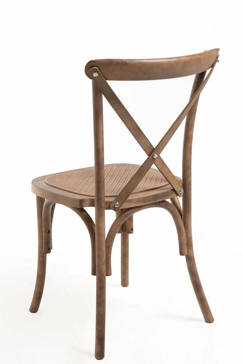 Regalos Miguel - Sillas Comedor - Pack 4 Sillas Altea Polipropileno Efecto Rattan y Madera - Roble Claro