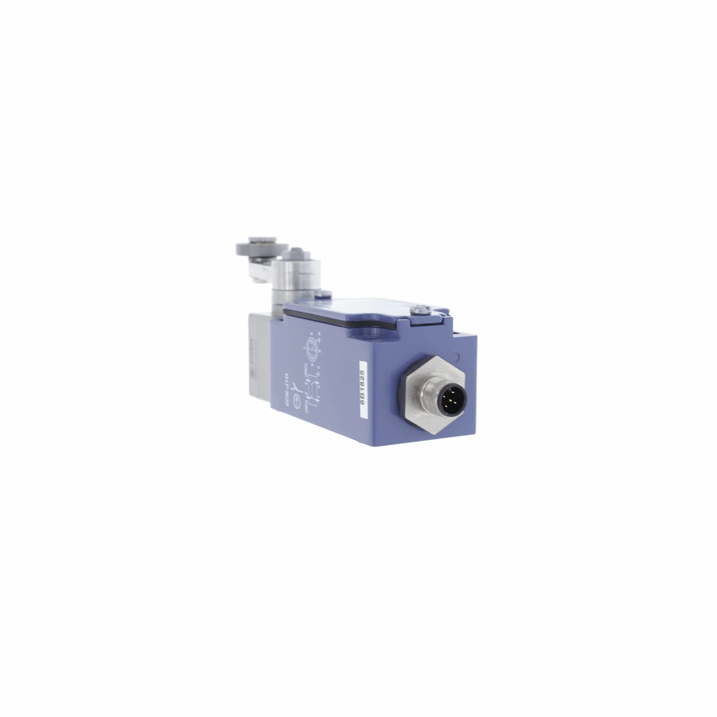Schneider Electric XCKJ10513D Limit Switch Xckj, Steel Roller Lever, 1Nc+1No, Snap Action, M12