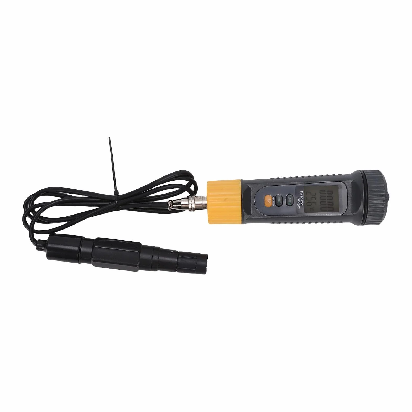 Qcwwy Probador de Agua, Medidor Digital de Oxígeno Disuelto para Acuarios e Hidroponía, Rango de 0 a 20Mg/L, 32F a 122F, Pantalla Lcd Retroiluminada, Herramientas de Jardín
