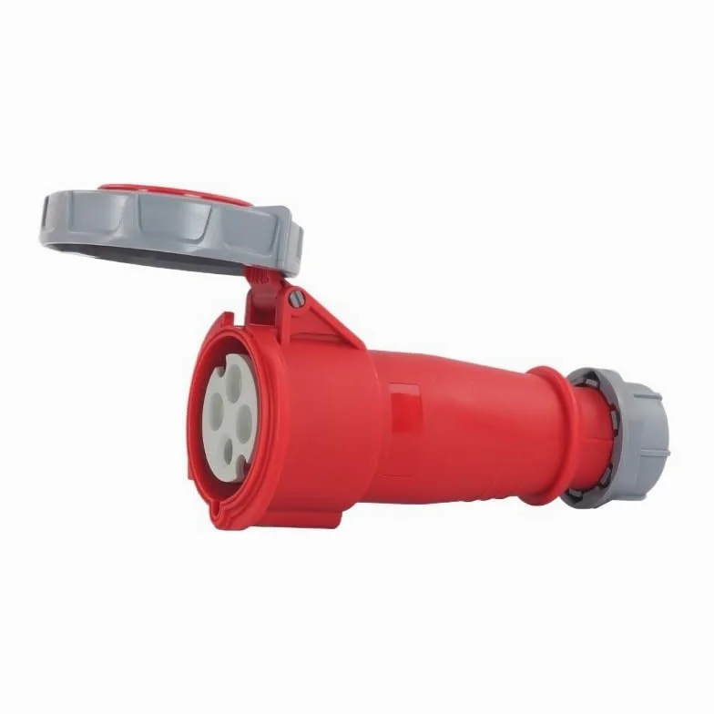 Conector de enchufe de aviación impermeable IP67, 4 núcleos, 16 A, trifásico, a prueba de explosiones, enchufe industrial de 220 V (conector)