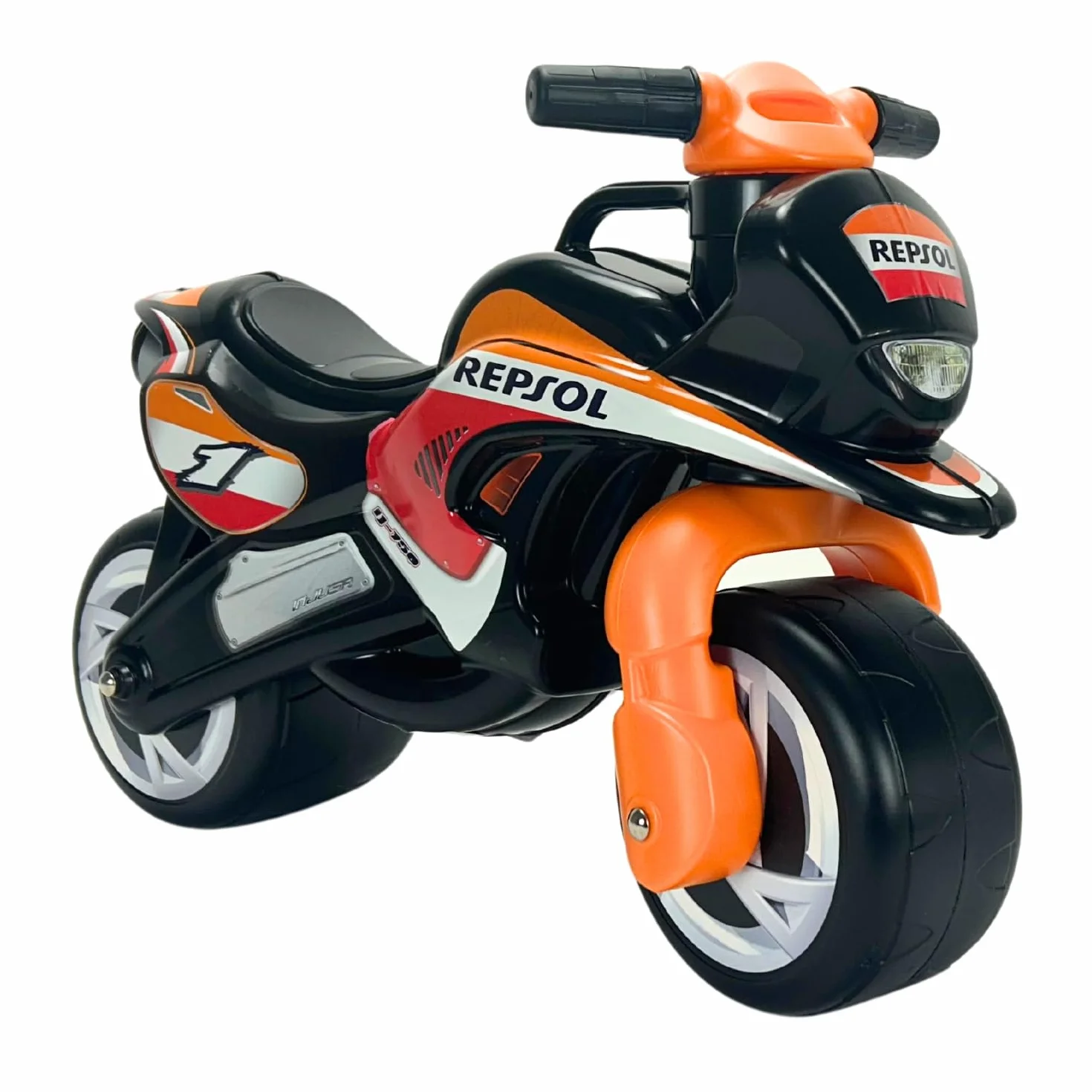 INJUSA Tundra Tornado Repsol Correpasillos para Niños 1-3 Años Moto Juguete de Equilibrio Ruedas Anchas Ergonómica