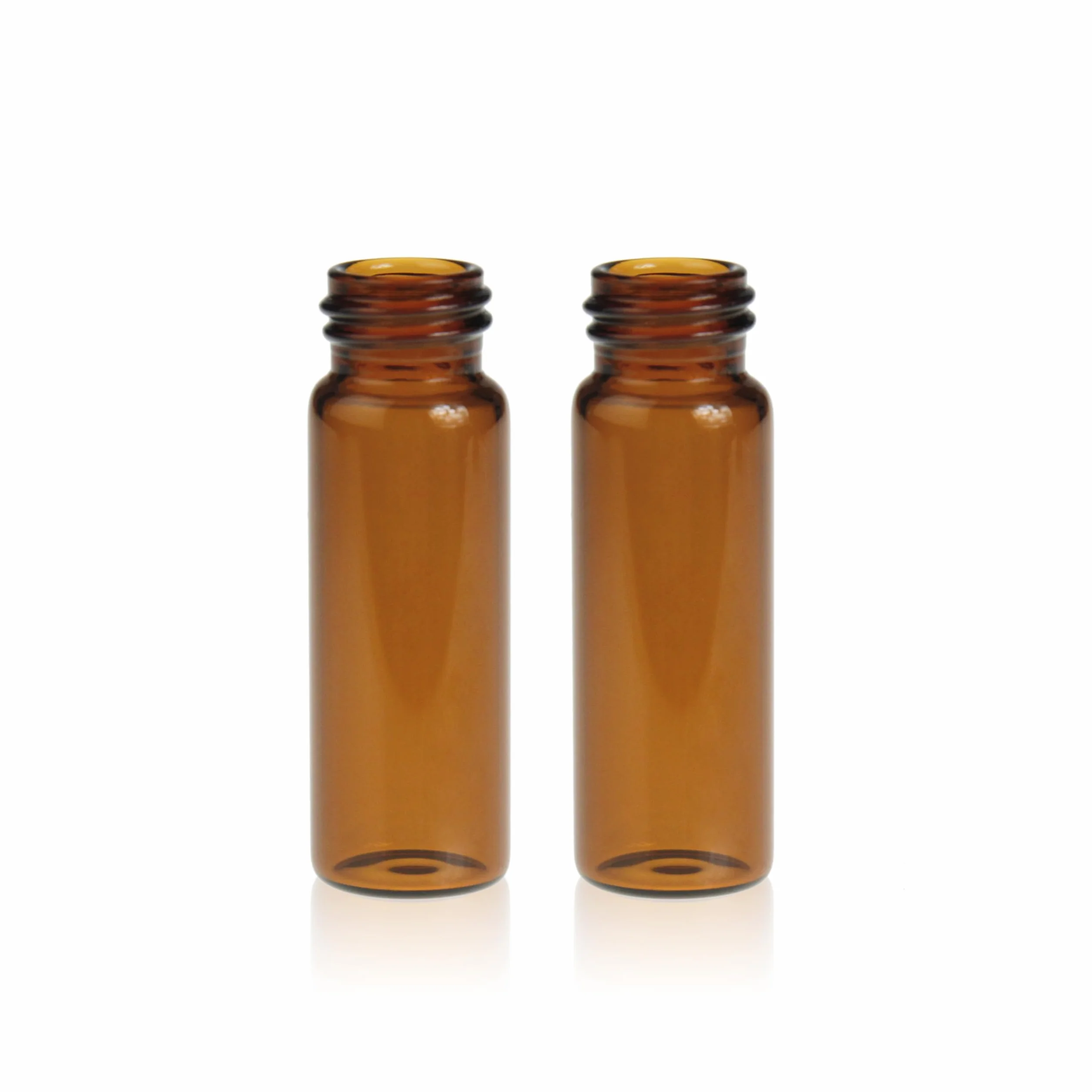 ALWSCI 4 mL Ámbar Vial de Muestra 13-425 PTFE/Silicona Roja Tapa Polipropileno 15x45 mm