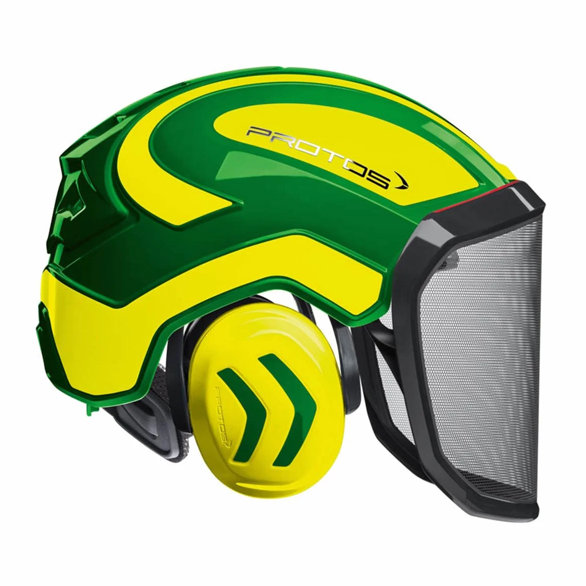Protos Integral Forest – Casco forestal (verde/amarillo)