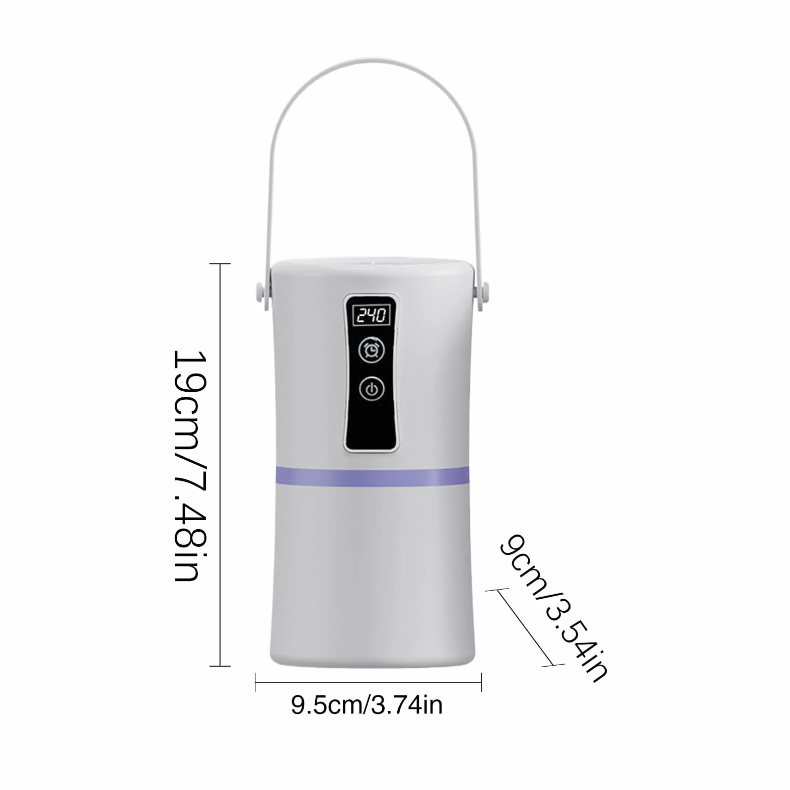 Secadora de Viaje Eléctrica Portátil 220V con Temporizador para Ropa Armario Camping