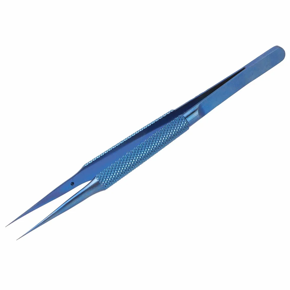 Fafeicy Pinzas de Precisión Aleación de Titanio 5,5 Pulgadas Antiestáticas Punta Ultrafina para Electrónica Soldadura