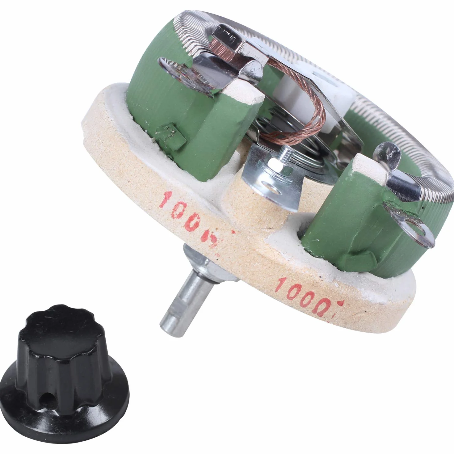 100 vatios 100 ohmios Resistencia variable reostato de ceramico