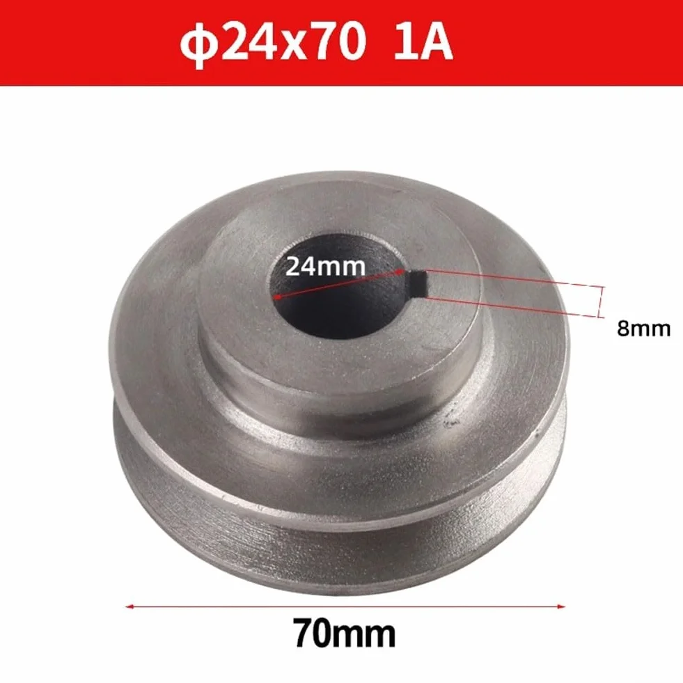 Polea de una sola ranura de hierro fundido V-Belt Rueda de transmisión para compresor de aire