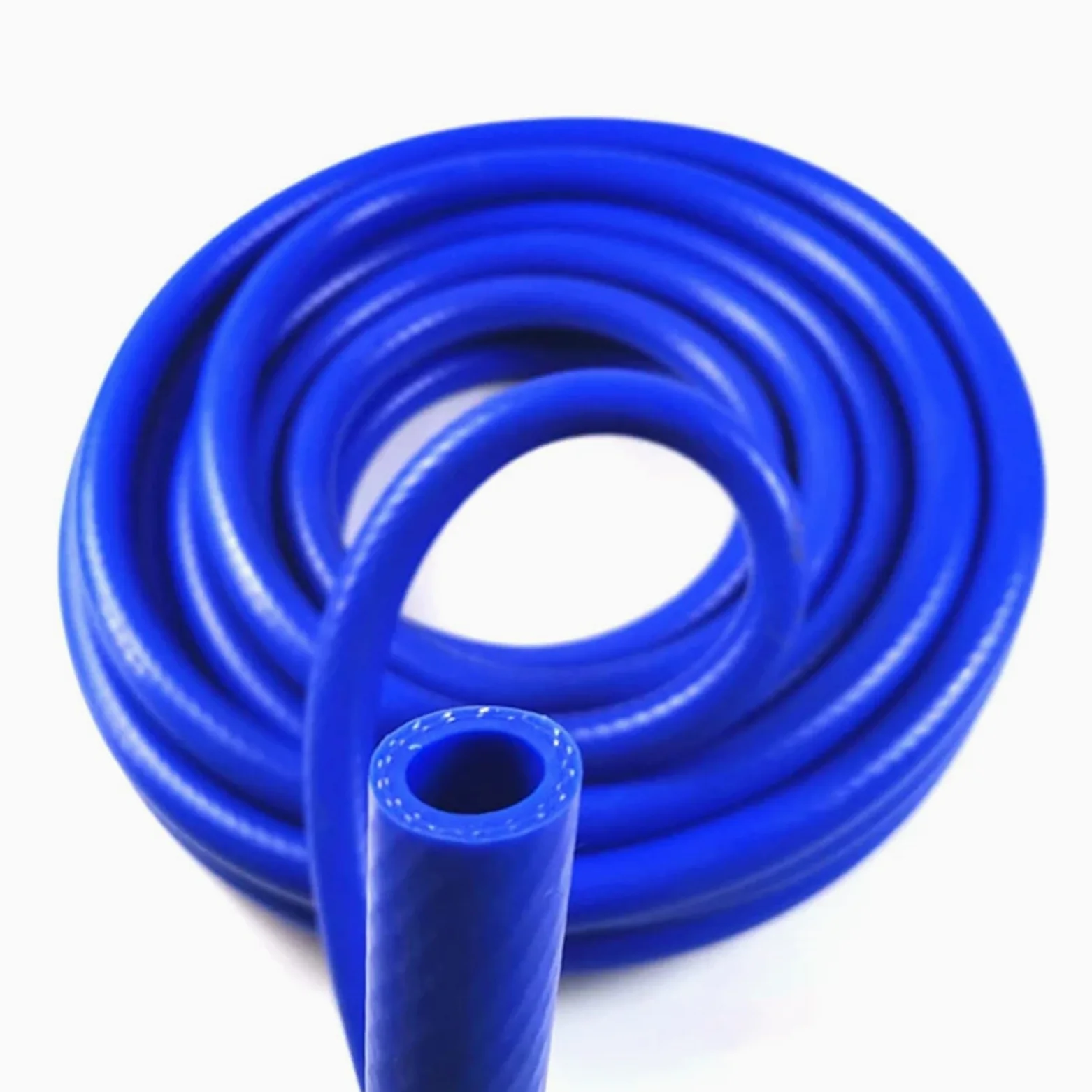 Manguera de silicona 2m diámetro interior, 6-50mm, resistente al calor, tubo vacío cilindro automóvil alta presión, manguera goma doble capa Para Manualidades y Bricolaje