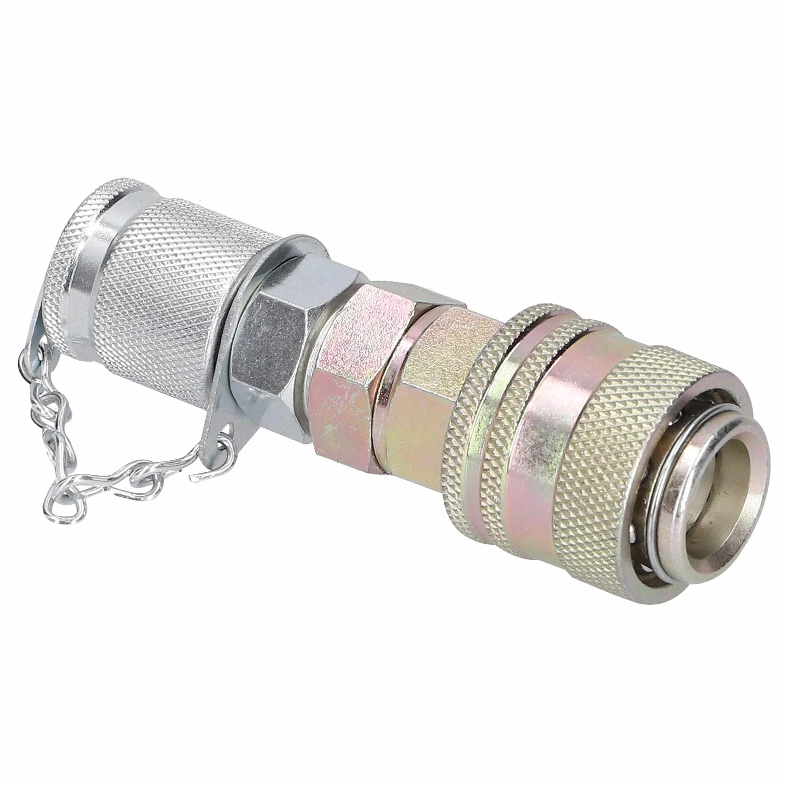 Conector de Acoplamiento Rápido Adaptador de Prueba de Presión Hidráulica G1/8 Resistente a Alta Presión