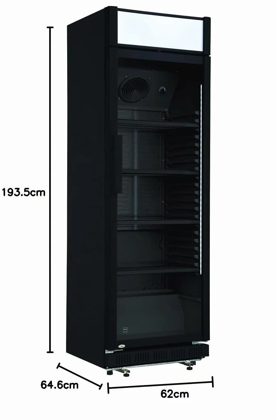 METRO Professional Frigorífico para bebidas GSC2360CB 347 l 180 W negro