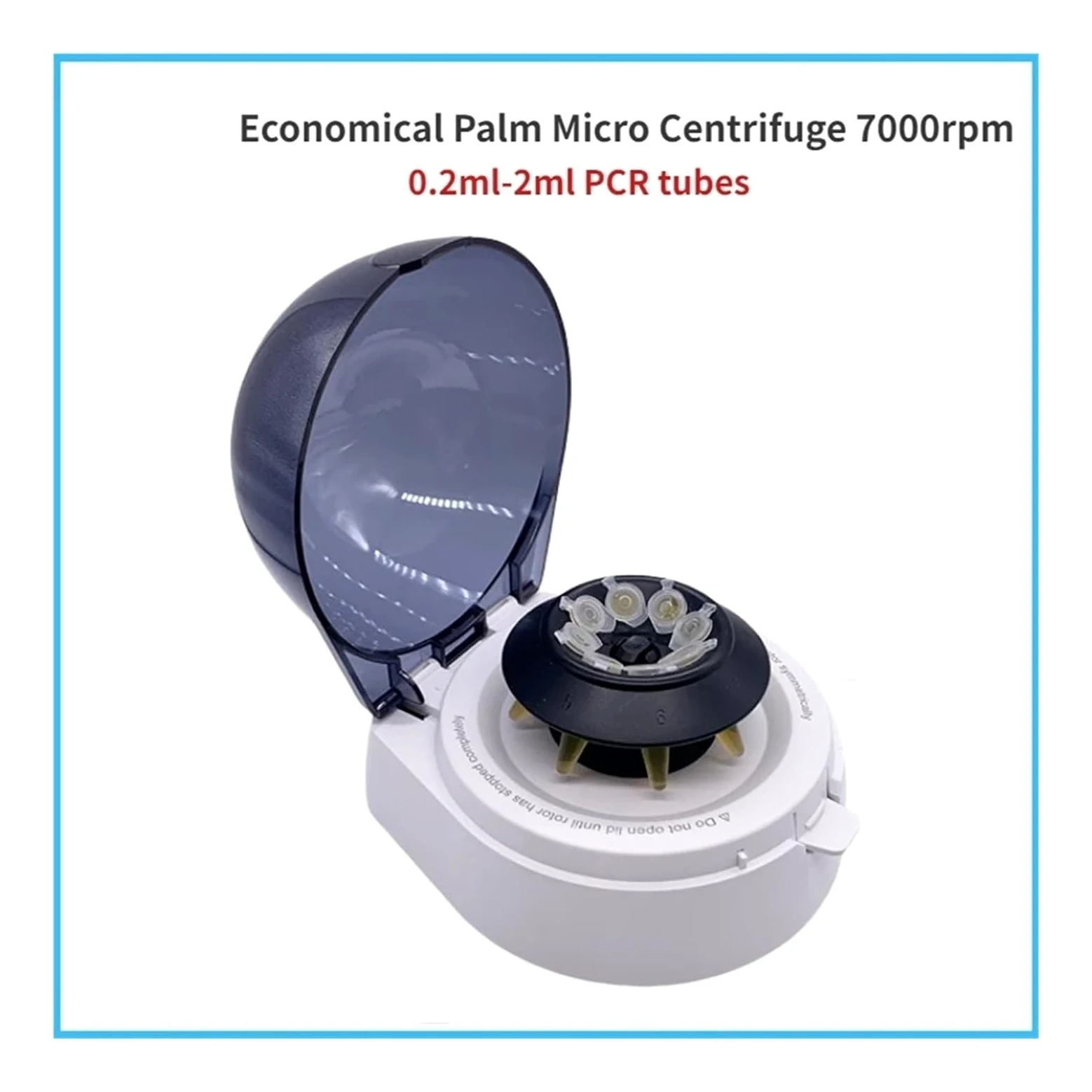 Minicentrífuga de 7000 rpm, centrífuga laboratorio, tubos PCR 0,2 ml a, microcentrífuga para laboratorio, para la investigación