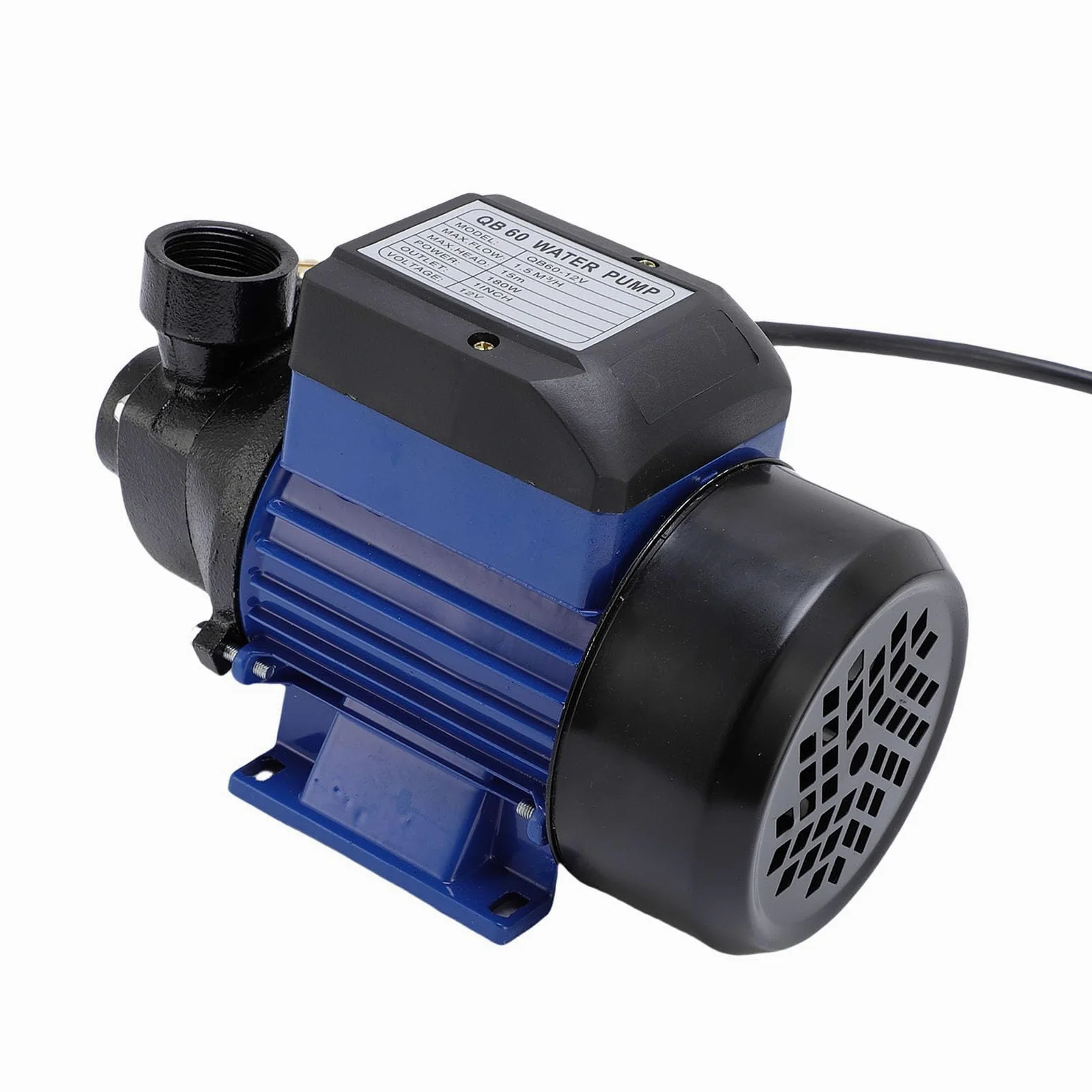 Topiky Bomba de Pozo Solar, Bomba de Refuerzo de Agua Eléctrica de 230 W, Salida de Entrada de 1 Pulgada, Motor de 3800 RPM, de Aspersión para Estanque de Riego de Jardín