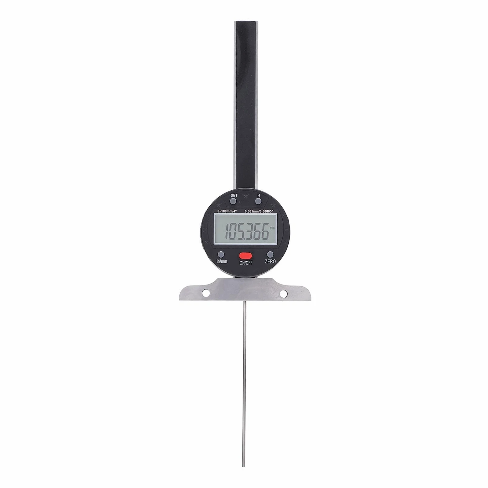 KIMISS Herramienta de Medición Electrónica con Medidor de Profundidad Digital con Pantalla LCD para una Medición Precisa de la Profundidad de la Banda de Rodadura y una Transferencia de Datos Perfecta