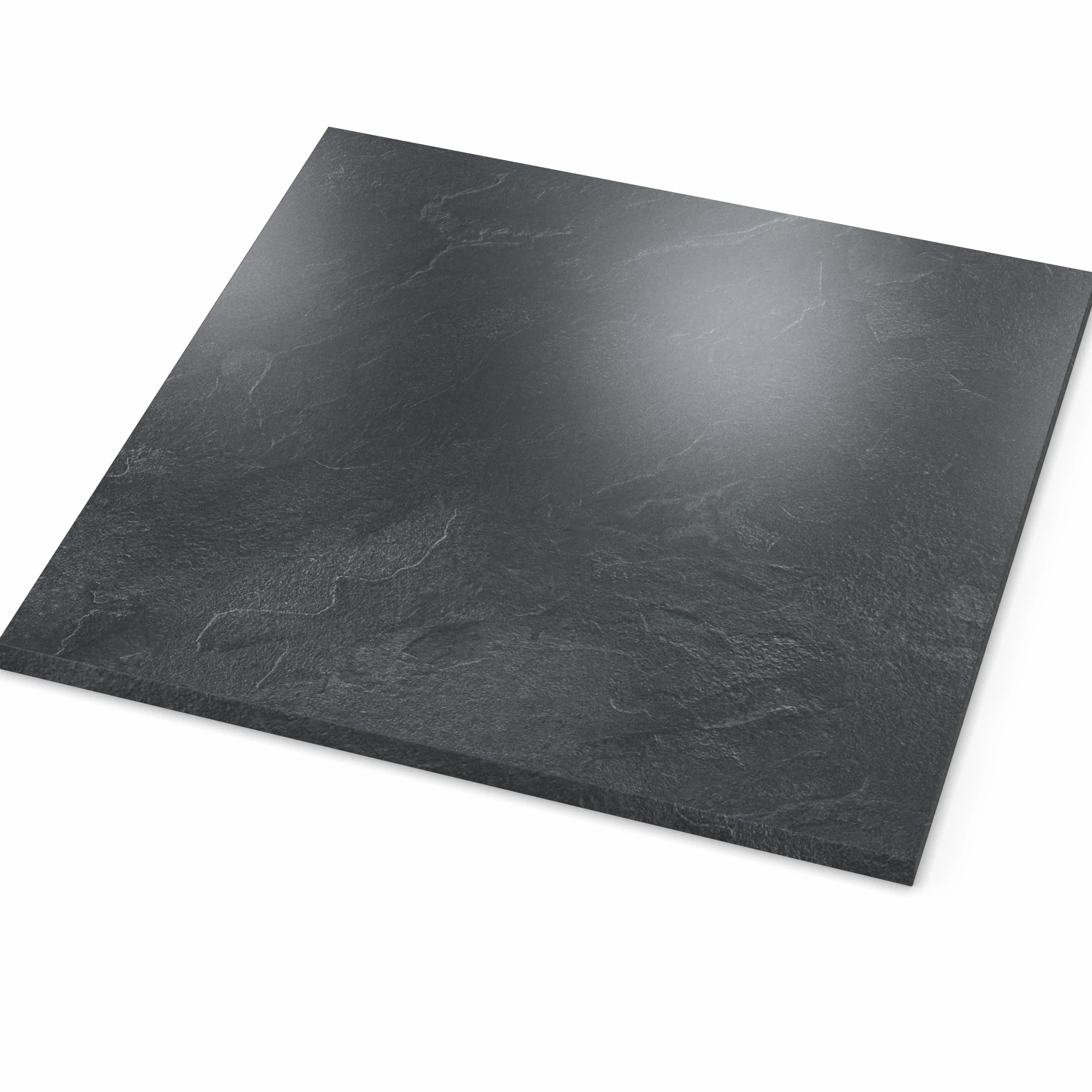AUPROTEC Tablero de mesa de 28 mm, pizarra, 120 x 50 cm, tablero de partículas con borde ABS de 2 mm y revestimiento de poliuretano, revestimiento de resina de melamina, resistente e impermeable
