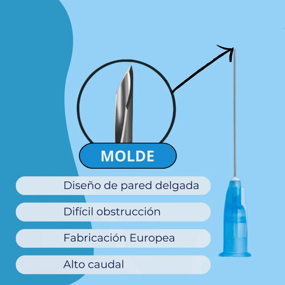 Jeringuillas 5ml 23G desechables luer-lock estéril 25uds