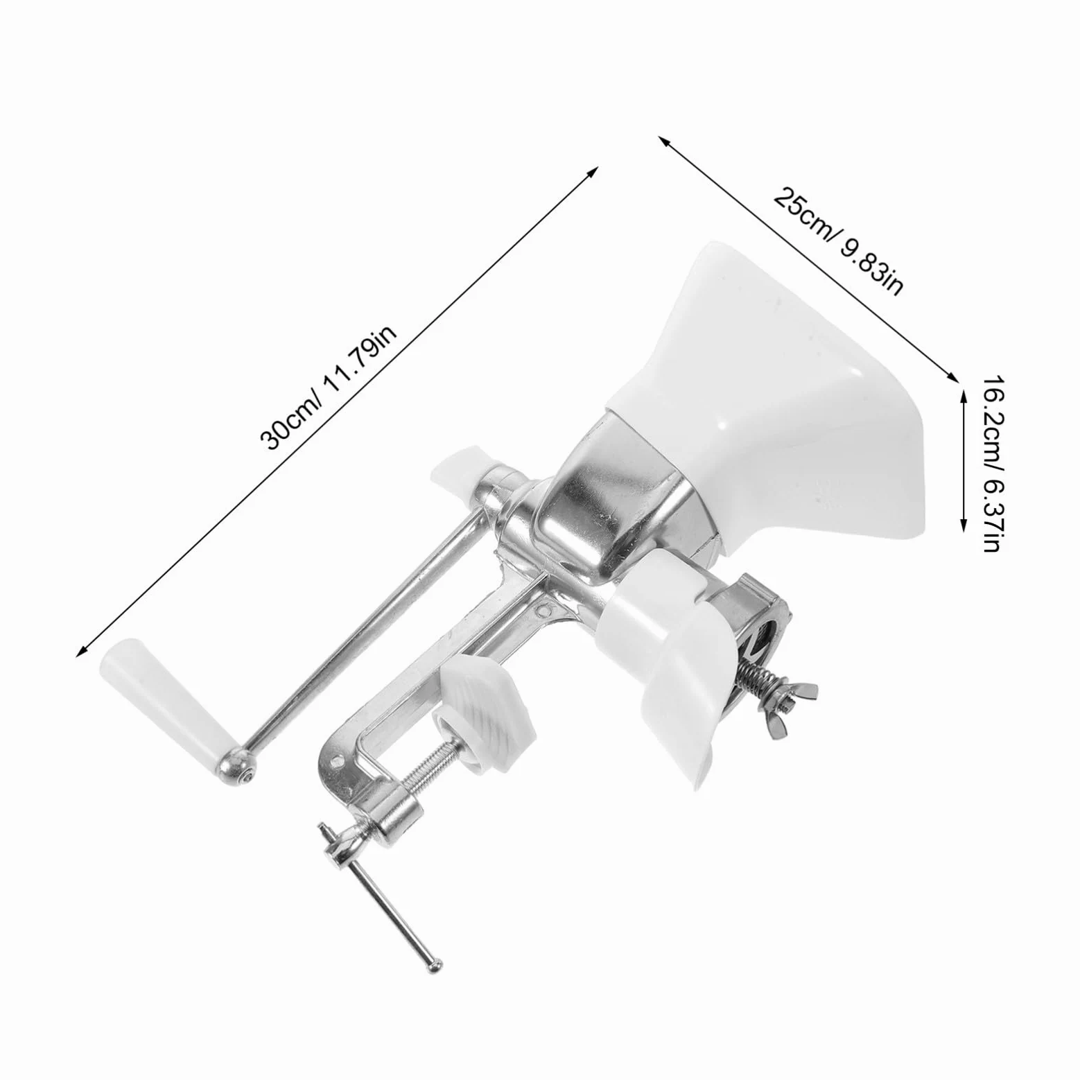 ibasenice Máquina Manual Estructura Resistente de Hierro y Plástico para Pellets de Alimento para Gallinas y Patos Adecuado para Granjas y Patios Domésticos