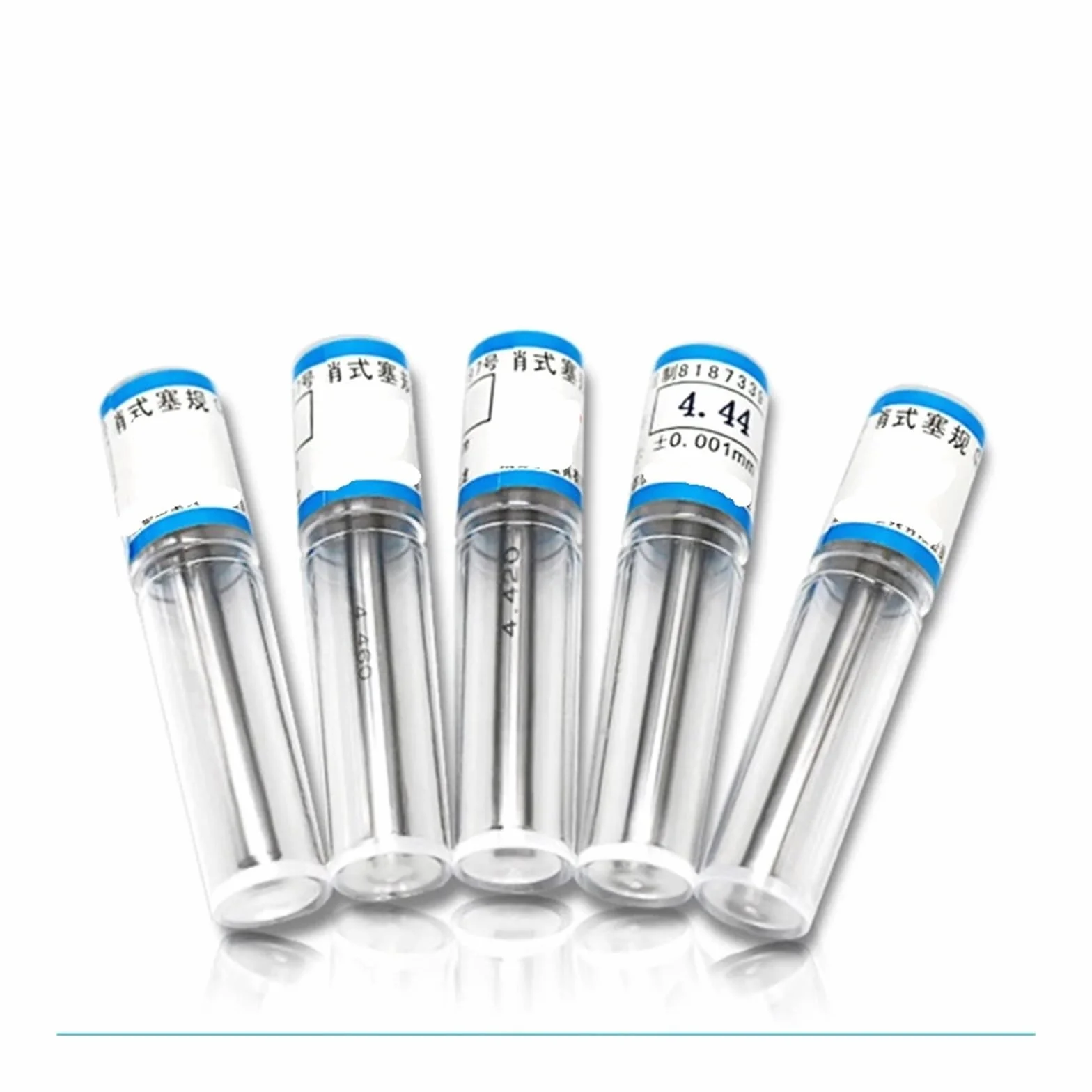 Juego de Calibradores de Pasadores 98 piezas/caja 0,30-10,00 mm paso 0,1 mm calibre de pasador de acero calibre de pasador calibre liso herramienta de medición de pasador