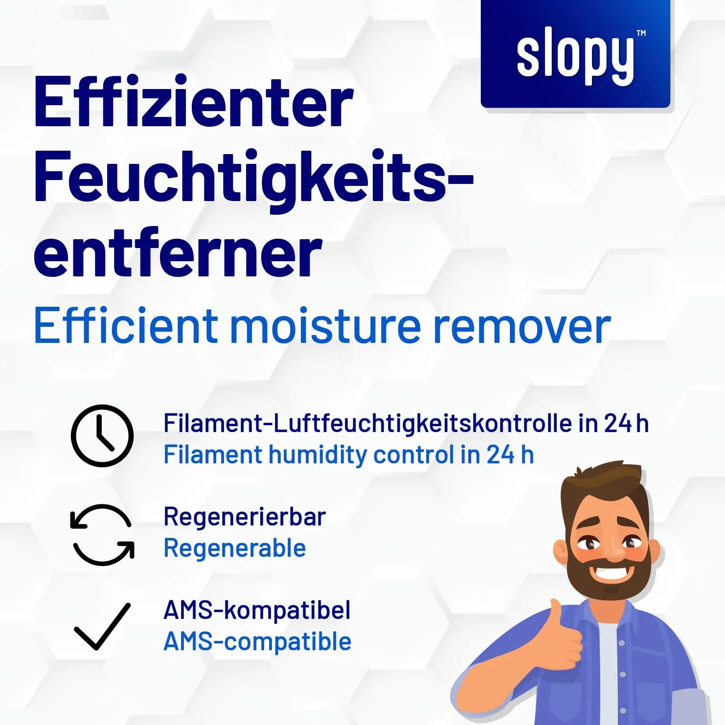 Gel de sílice para impresión 3D Filamento 900 g – Regenerable con indicador de color