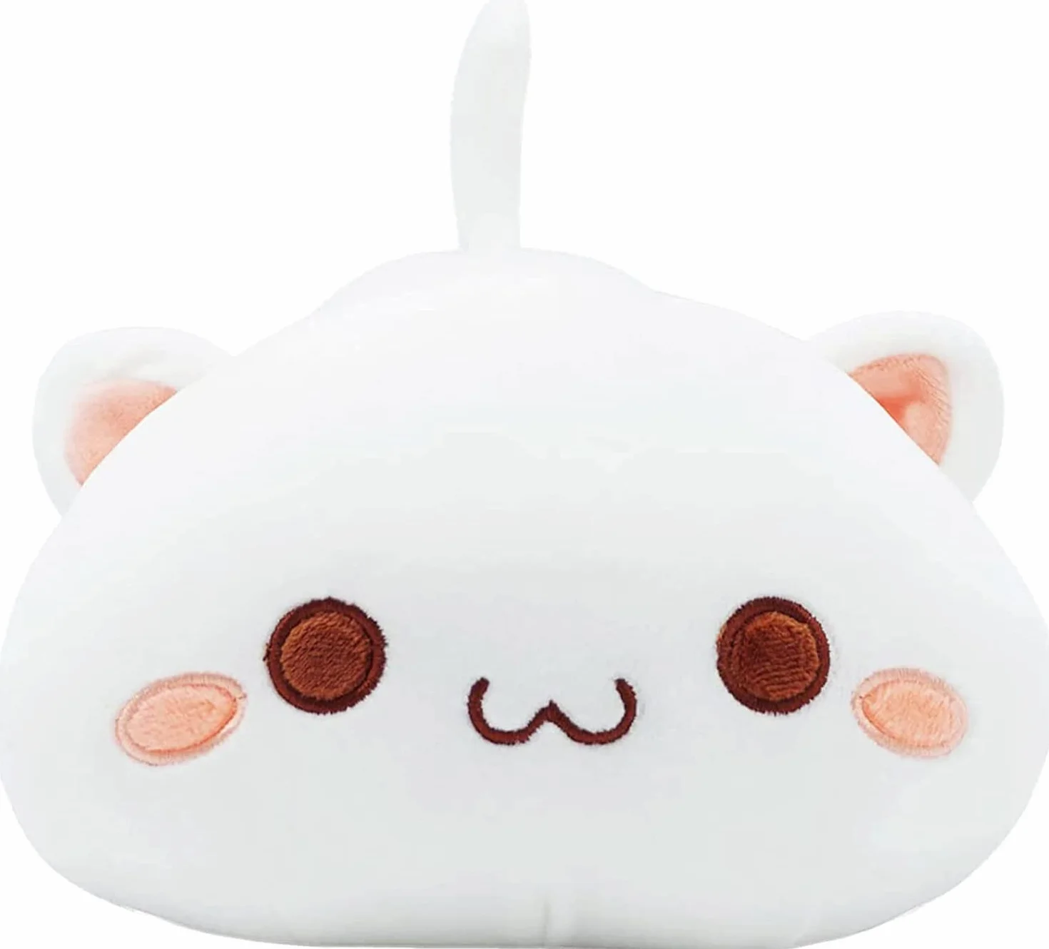 Peluche Gato, Animales de Peluche, Juguete de Felpa Suave para Abrazar, Cojín Decorativo para Sofá Hogar, Regalo para Niños