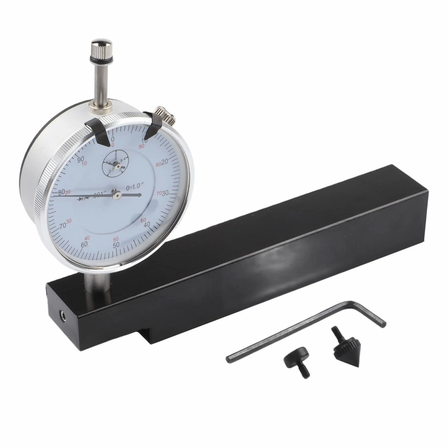 Medidor de dial 6434 0-1.00 pulgadas herramienta medición proyección revestimiento cilíndrico profundidad orificio motor diesel