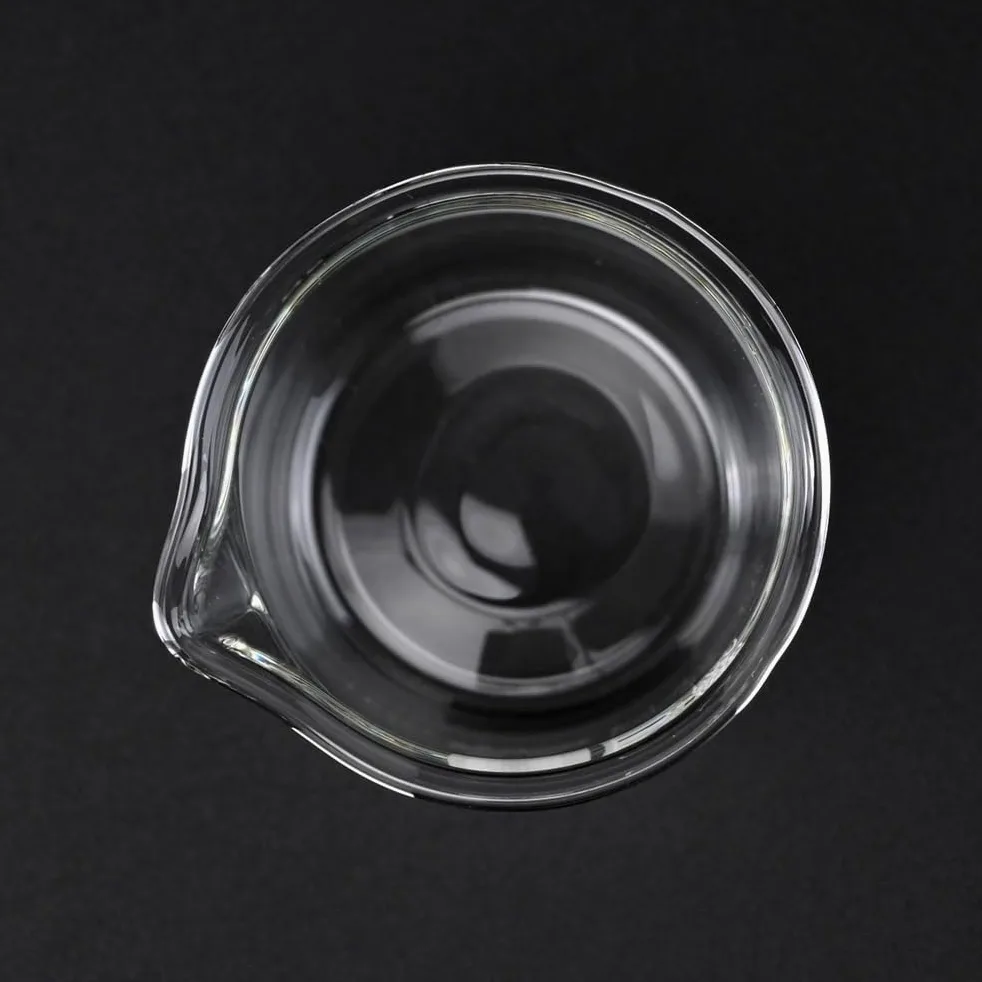 Vaso de vidrio graduado, medidas de borosilicato para líquido, taza medidora de laboratorio