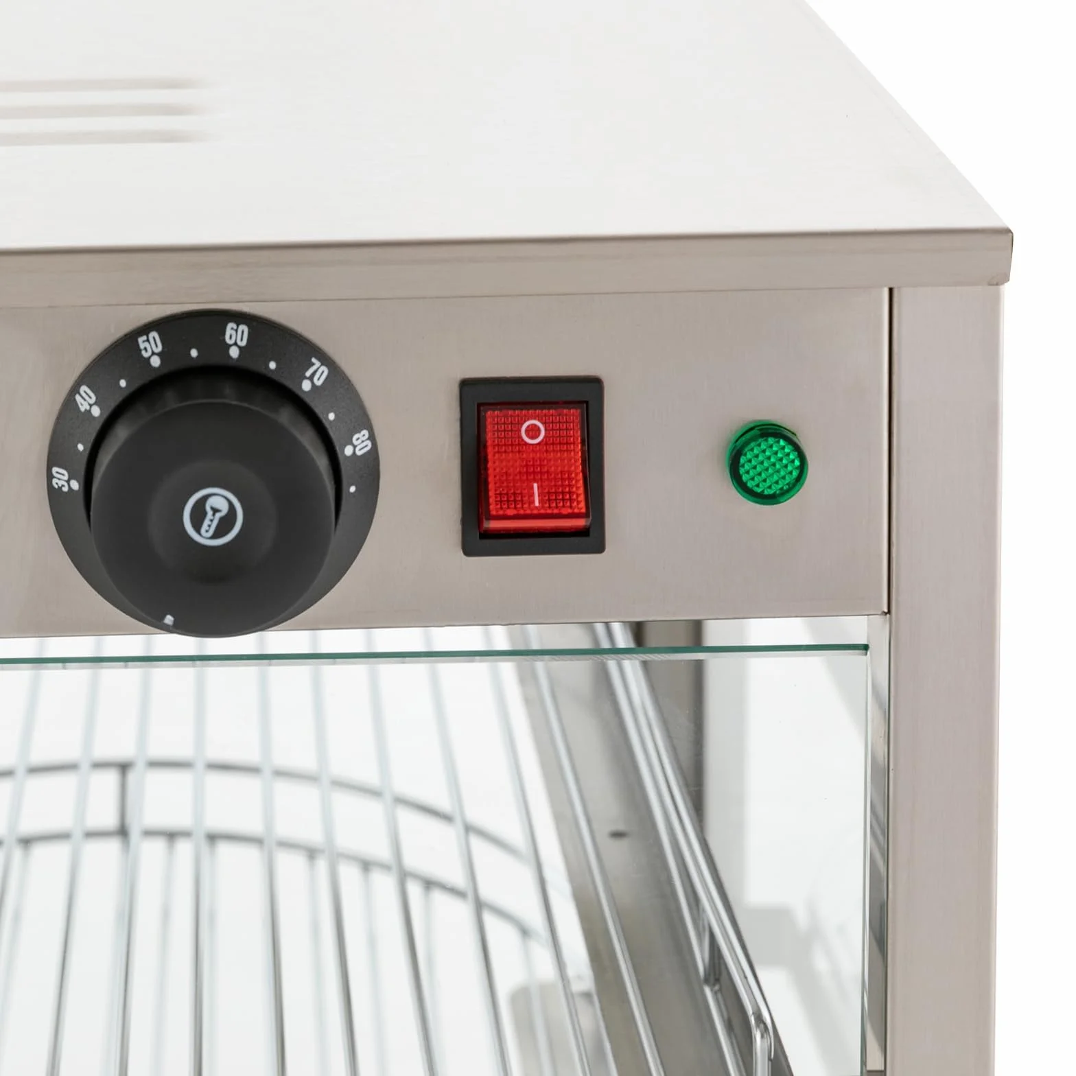 Armario de calor cocina comercial 800 W 3 niveles 30-85 ℃