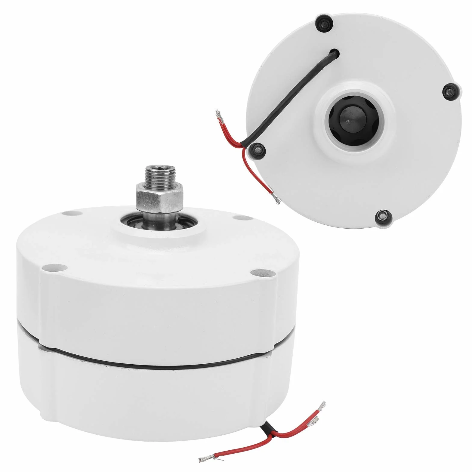 Generador de Imanes Permanentes 400W CA Trifásico 550 R/m con Motor Eléctrico - Carcasa de Aluminio (Incluye Rectificador 12V)