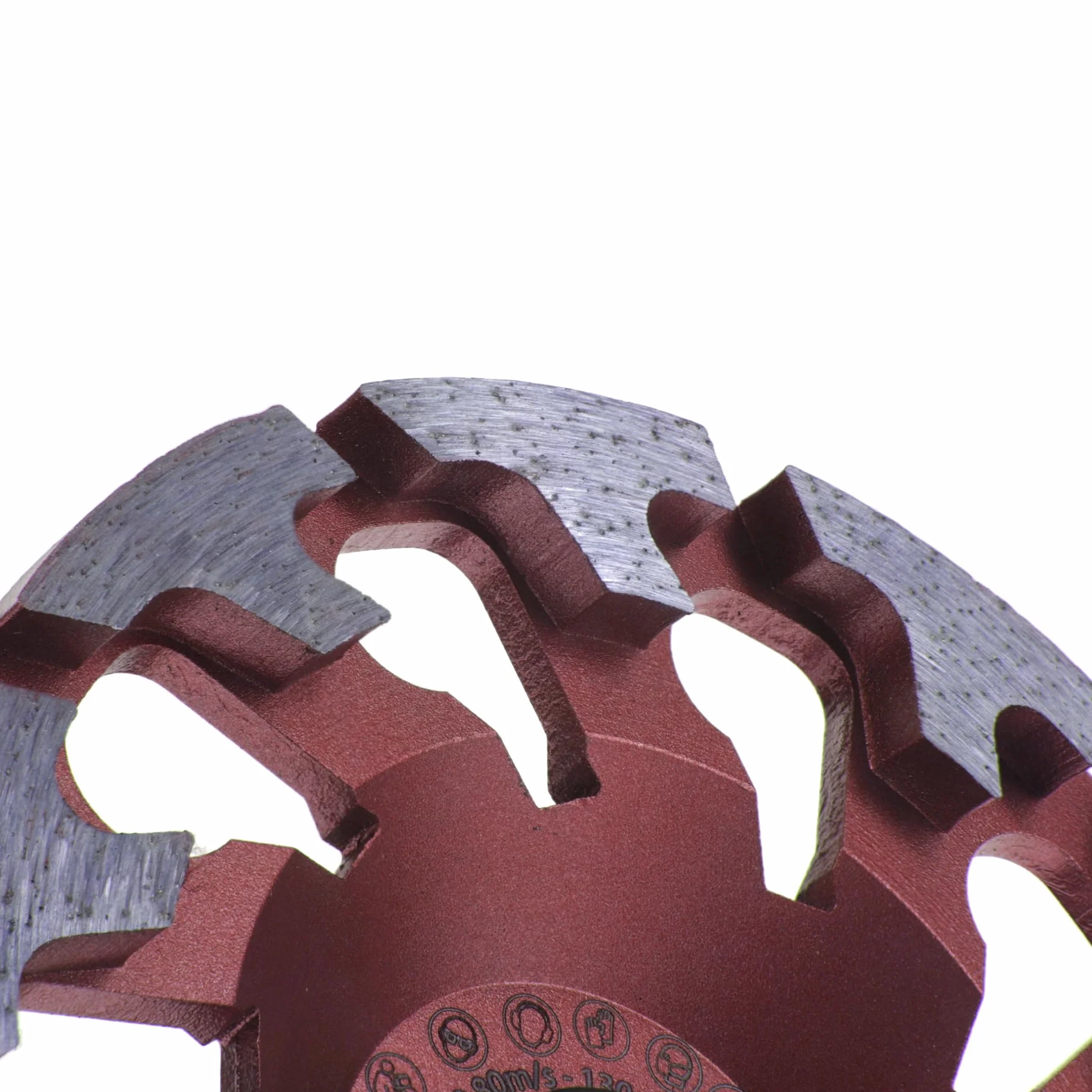 PRODIAMANT Muela de copa diamantada 130 x 25 mm - para hormigón duro, uso industrial, para amoladora de hormigón