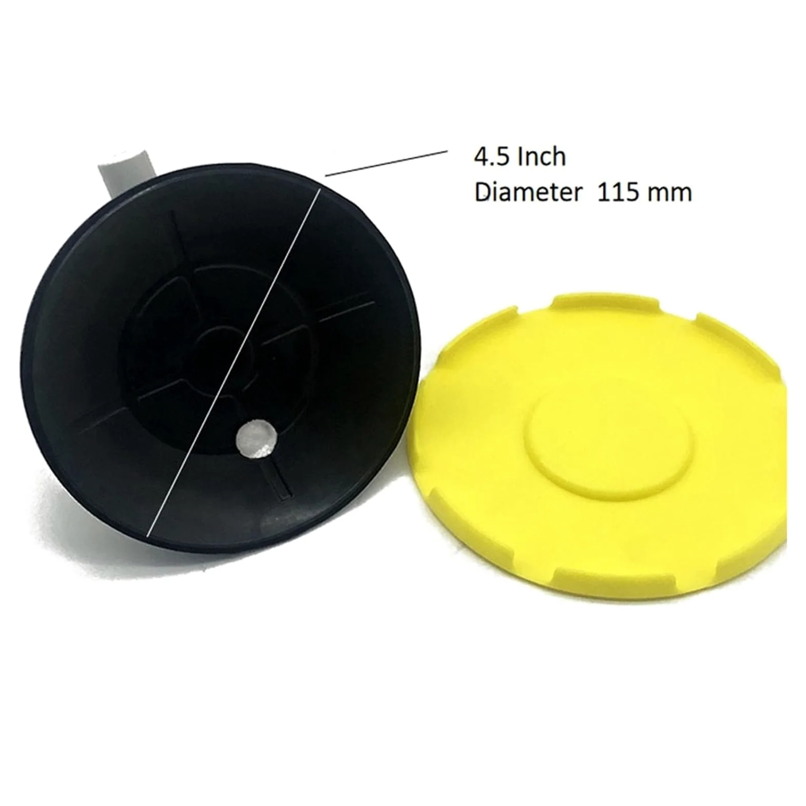 Copa de succión al vacío 6 pulgadas utilizada for el levantador y moviendo mango plástico vidrio azulejo. abdominales bomba para tirar y levantar(2PCS)