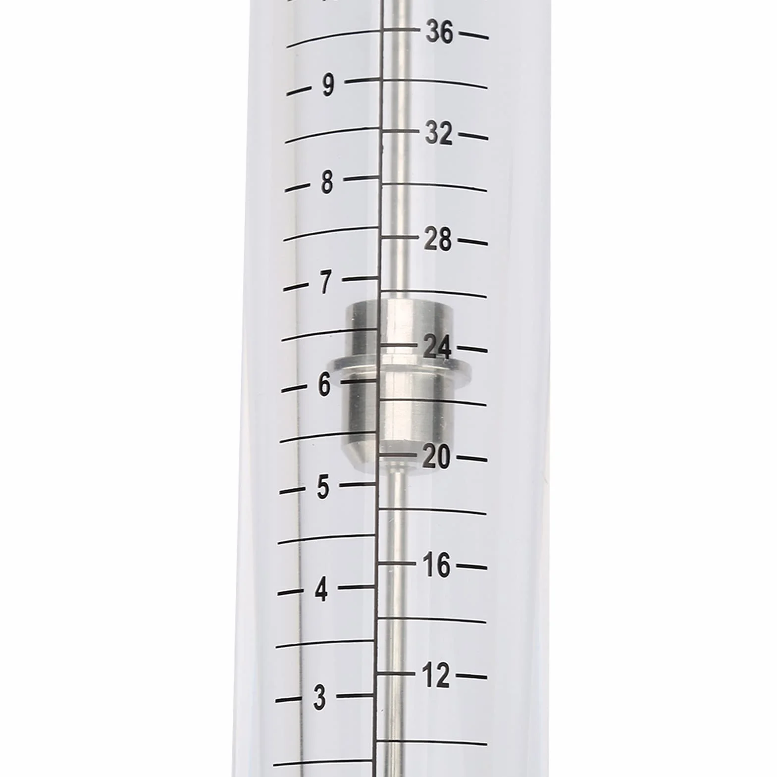 LZM 20G Caudalímetro de líquido, tubo acrílico, rosca hembra G3/4 pulgadas