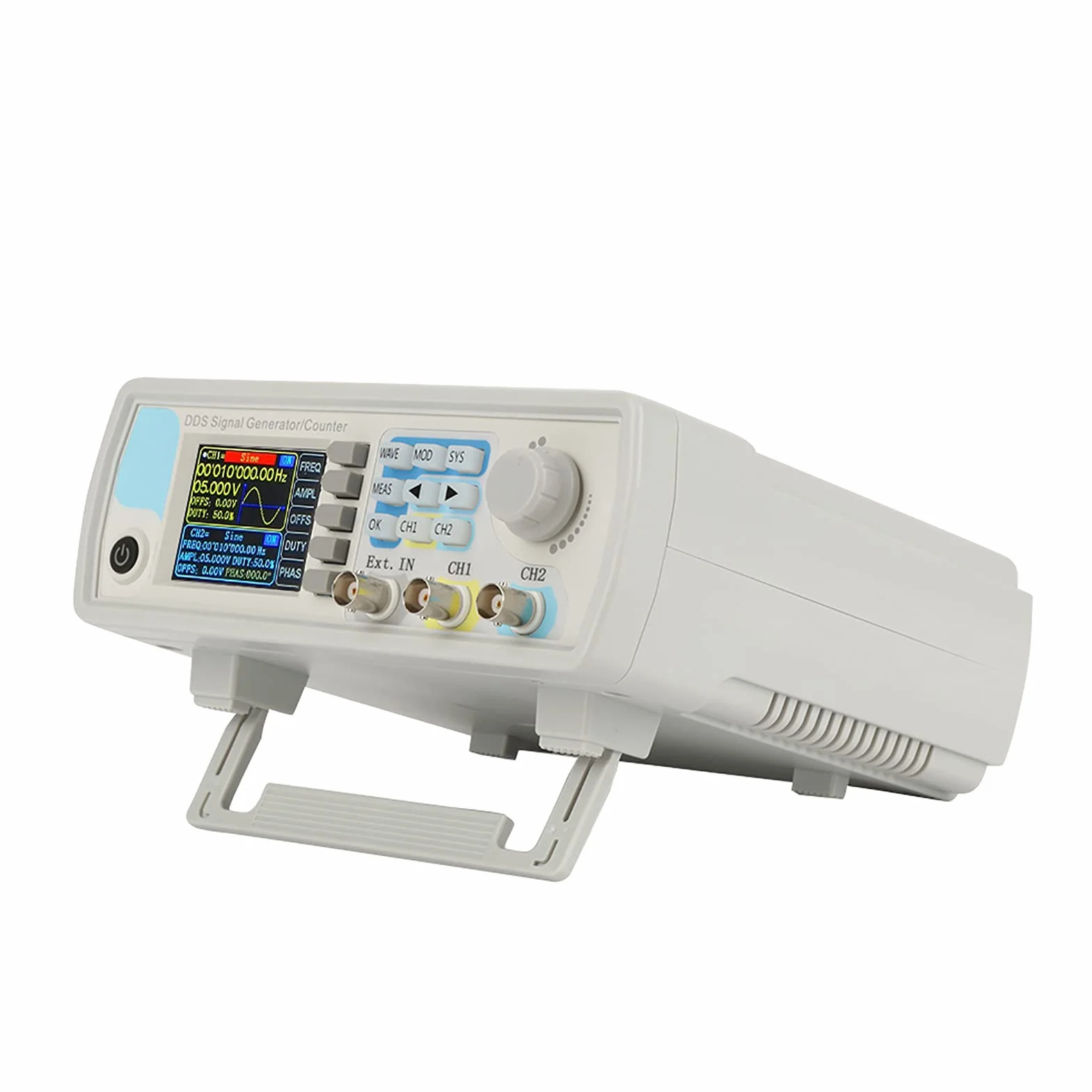 Generador de señal JDS6600 DDS, frecuencia sinusoidal de control digital de contador de alta precisión AC100-240V (regulaciones de EE. UU. 60 HZ)(15HZ)
