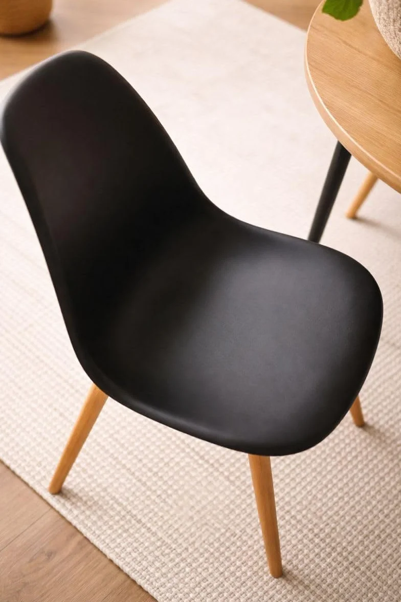 Regalos Miguel - Packs Sillas Comedor - Pack 4 Sillas Kelen - Negro