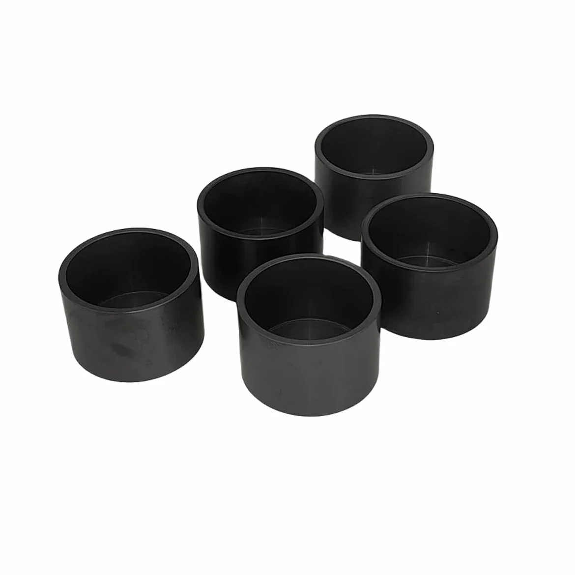 Crisol de carburo de silicio resistente - Crisol de SiC sinterizado sin presión for investigación científica, 1 unidad(Arc 46x42mm/30ml)