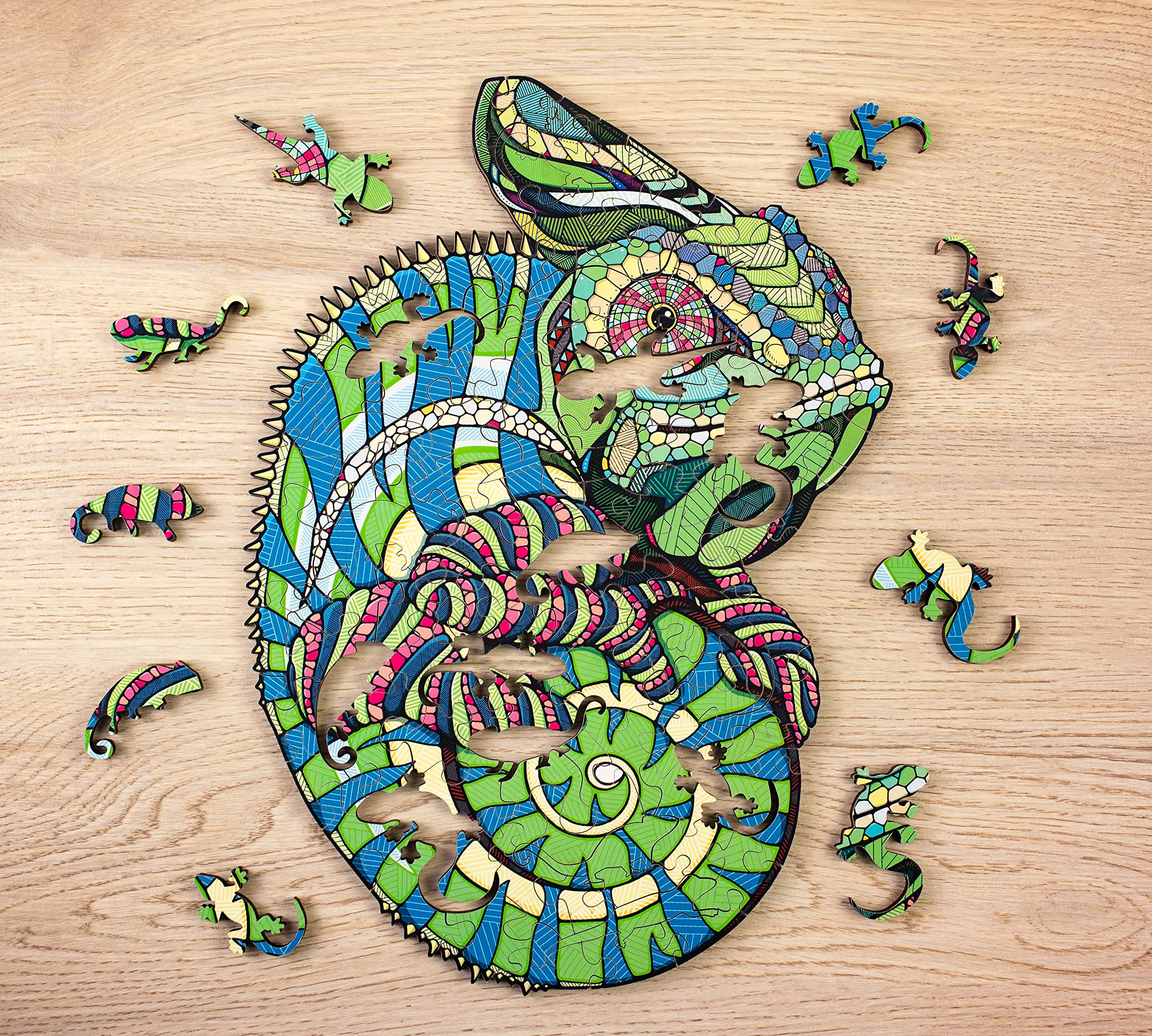CHAMELEON L wooden box