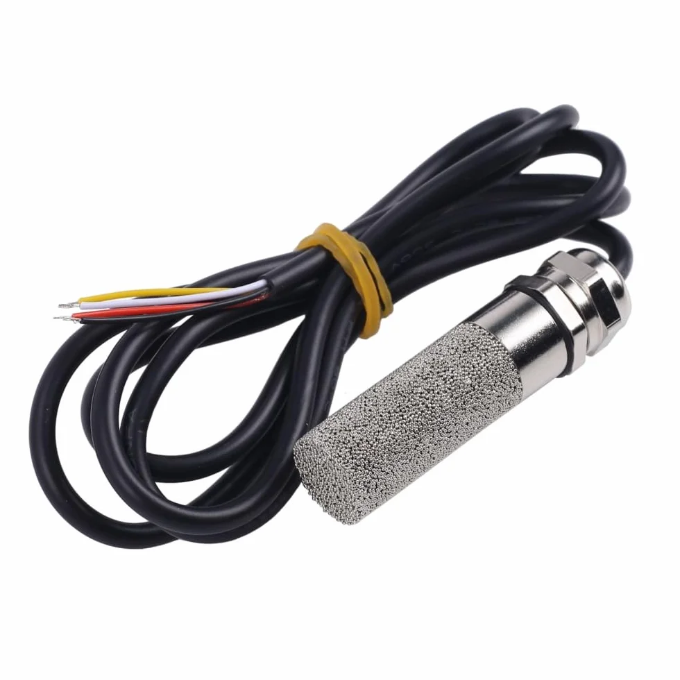 XY-MD04 RS485 Transmisor de Temperatura y Humedad, Módulo Colector CC 5V-28V, Sonda Metálica Impermeable