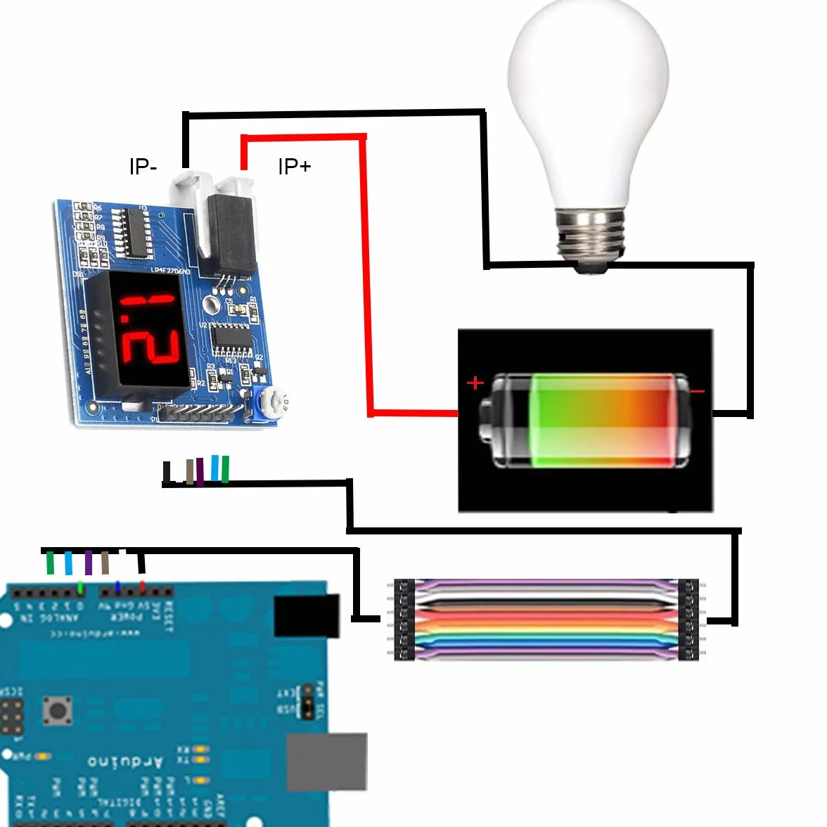 Módulo de rango de sensor de corriente Sensor de efecto Hall 30A, amperímetro compatible con sensor de corriente para Arduino, Raspberry Pi