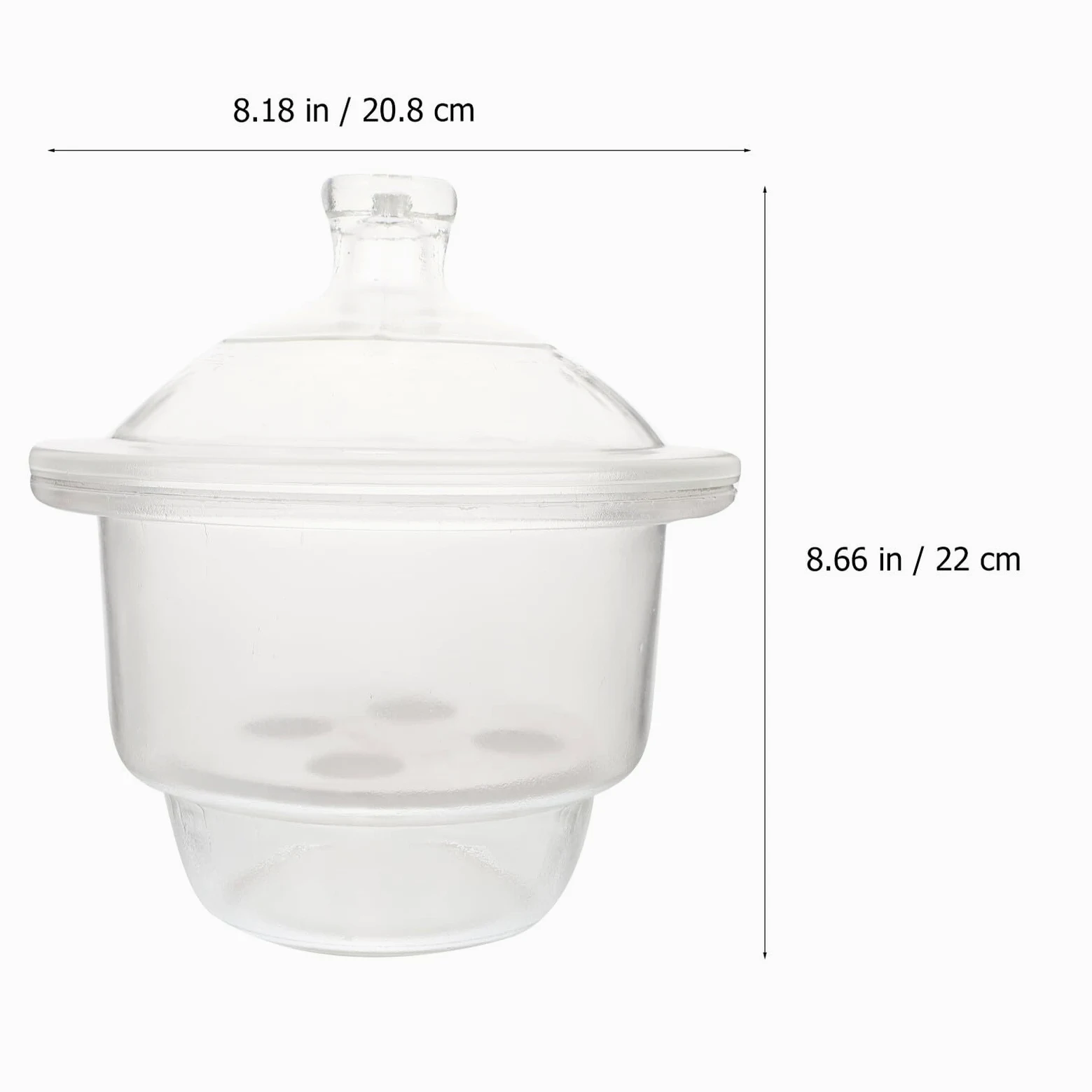 Mipcase 1 Botella Desecadora de Laboratorio Desecador de Vidrio para Laboratorio Superficie Lisa y Diseño Práctico para Uso en Escuelas y Científicos
