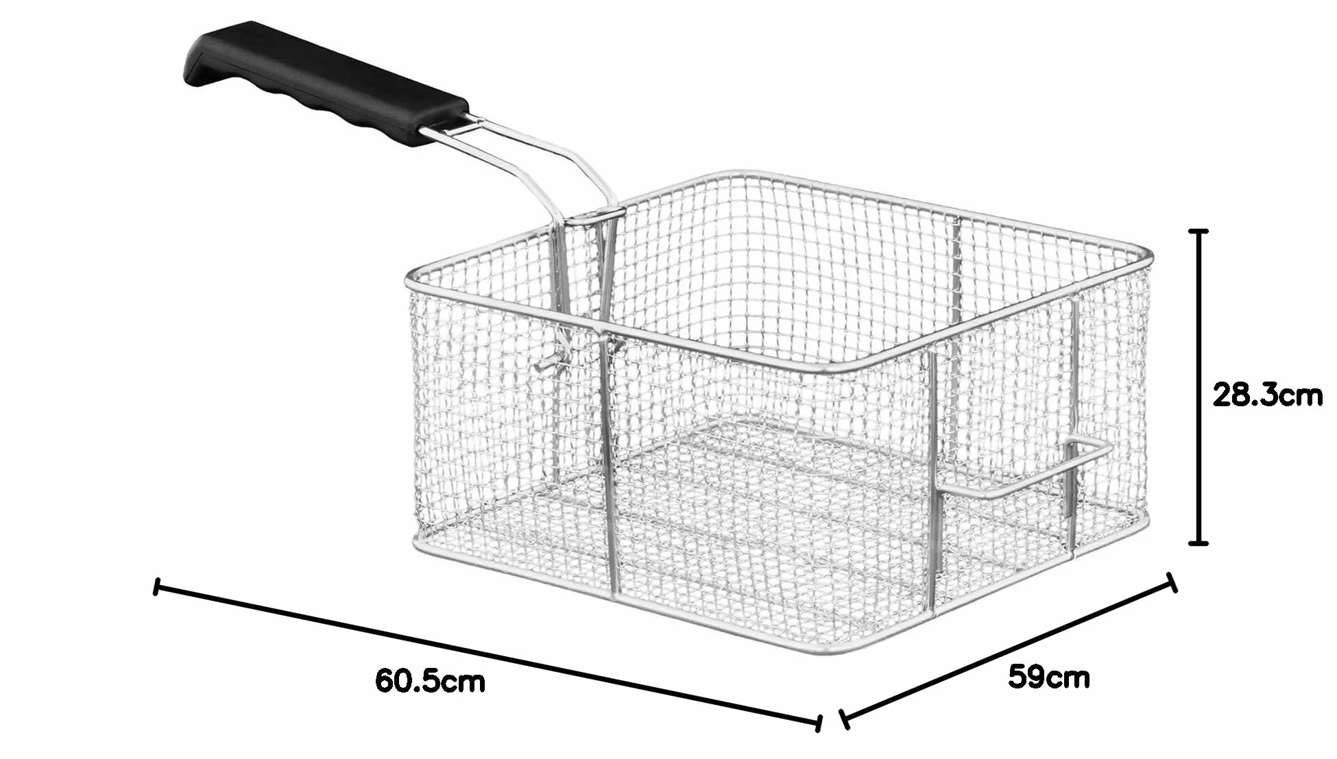 Royal Catering Freidora Eléctrica Doble Para Hostelería 2 x 10 Litros 230 V RCTF 10DB (2 x 3.200 W, Temporizador 60 Min, Temperatura: 50-200 °C)