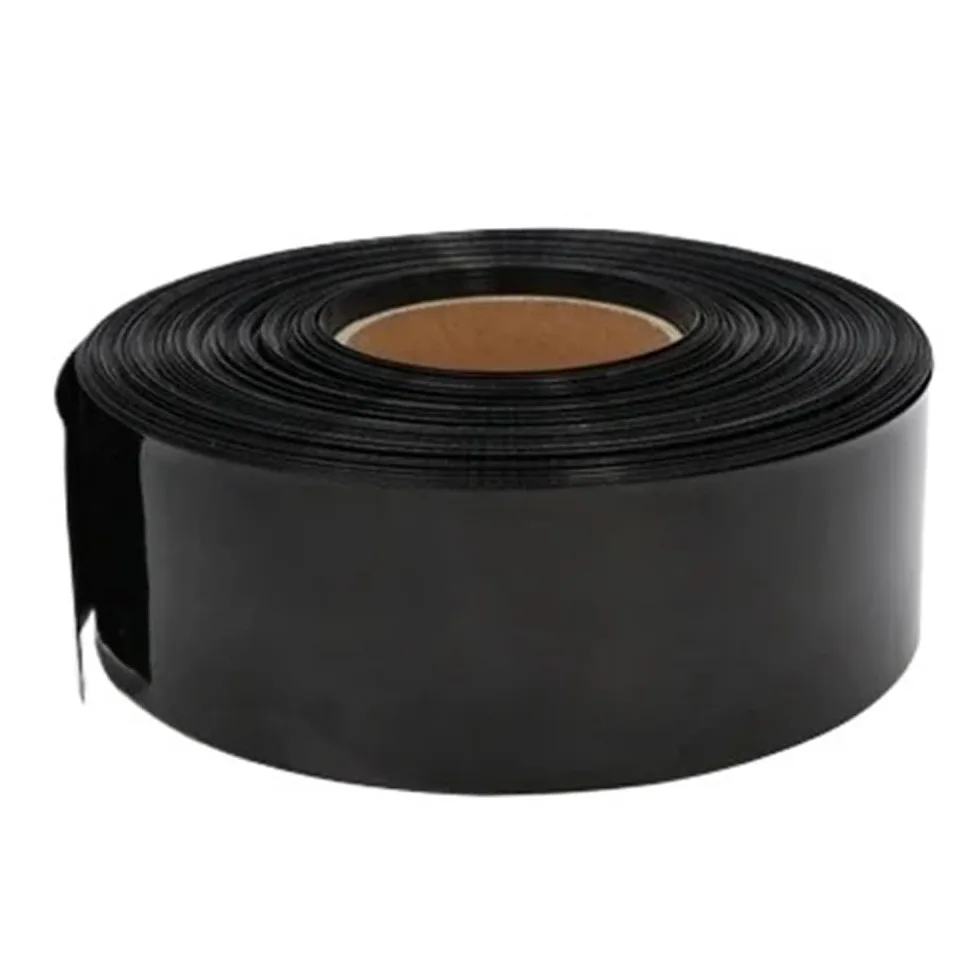 Tubo termorretráctil de poliolefina 3:1 sin Pegamento, Negro, Forma Larga, Funda Protectora for Cable, 1 Pieza(50MM*5METERS)