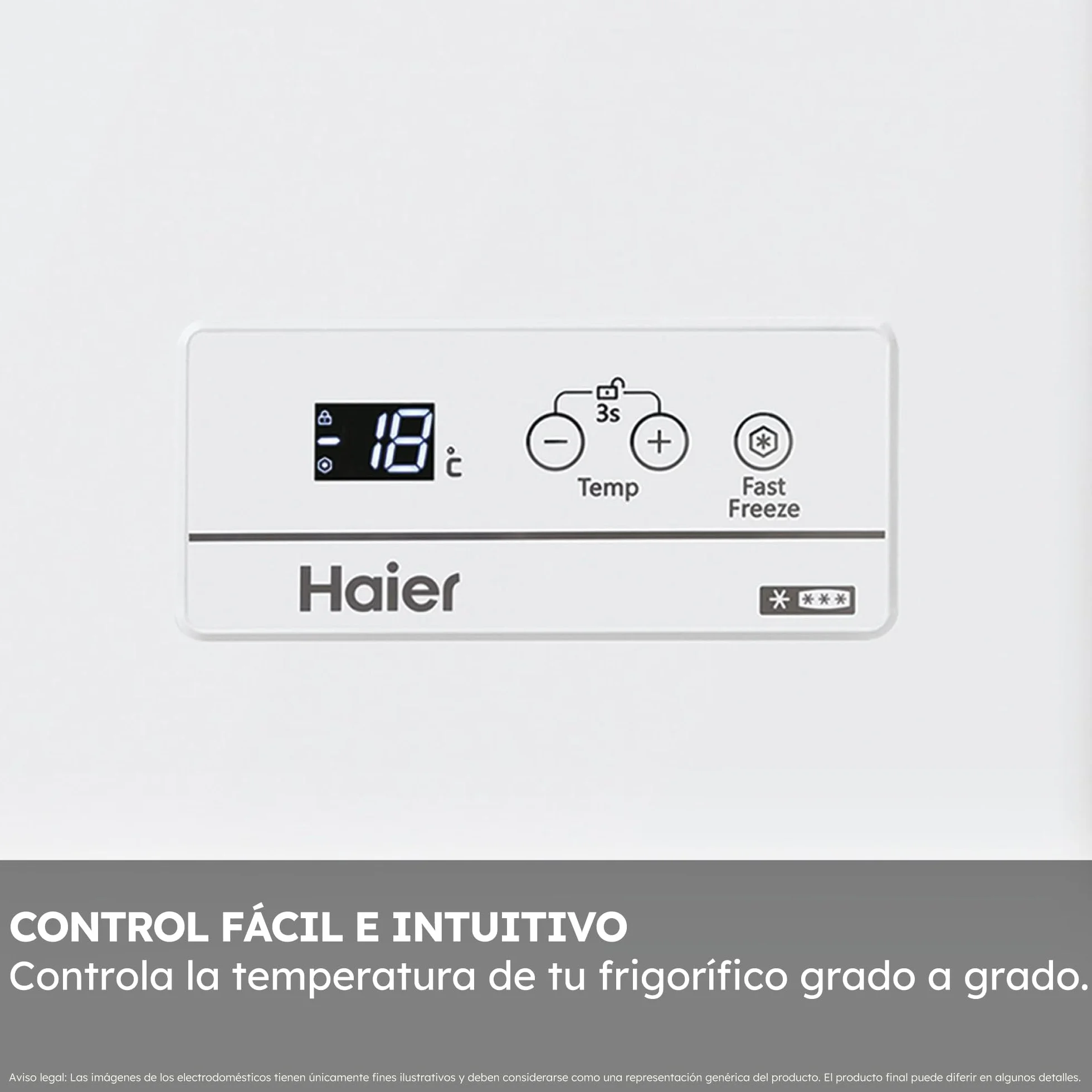 Haier HCE100E Congelador Horizontal 97 L Fast Freeze Display Digital Blanco