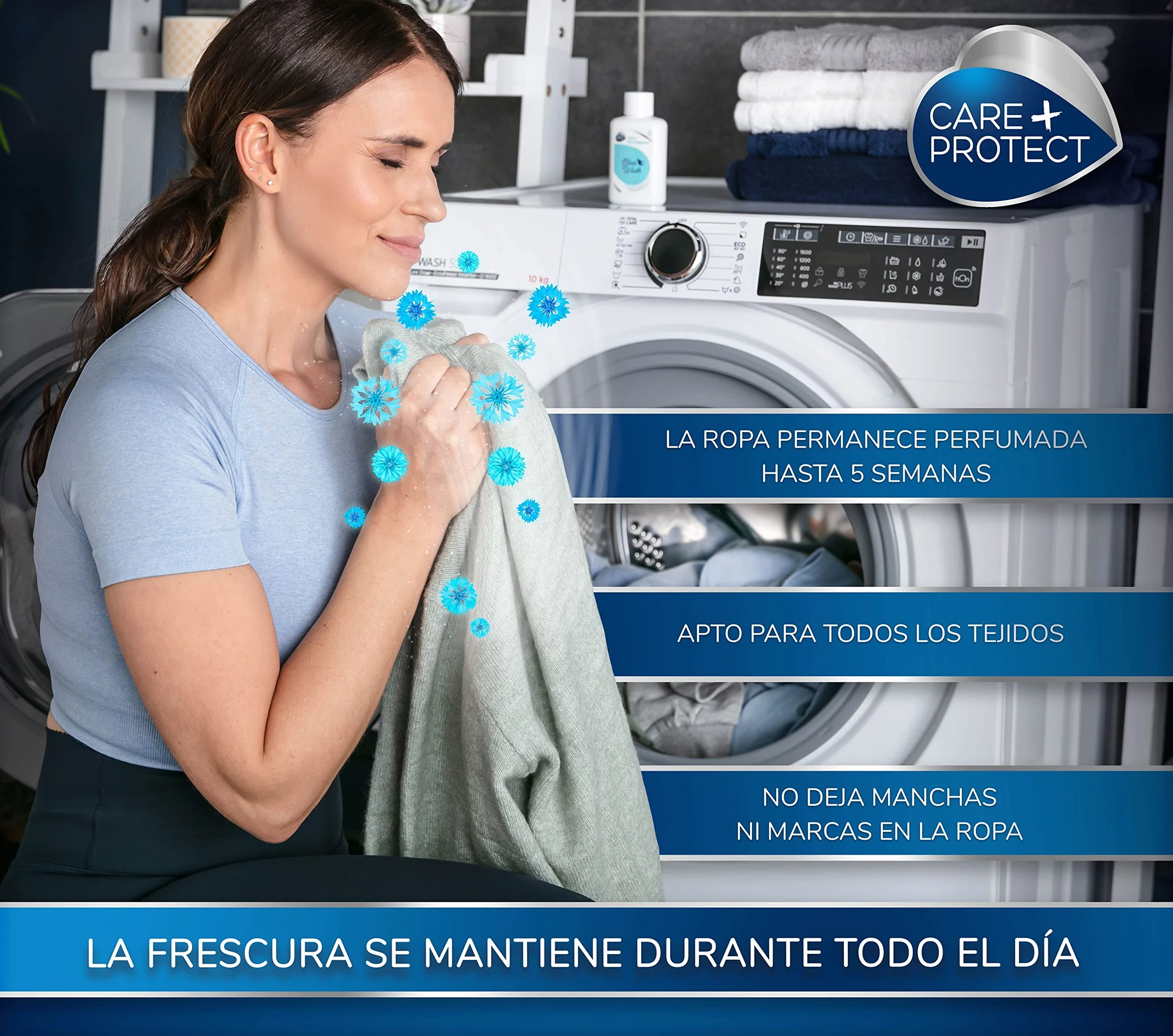 CARE + PROTECT Fiori di Talco Esencia Concentrada para Ropa 400ml 80 ciclos