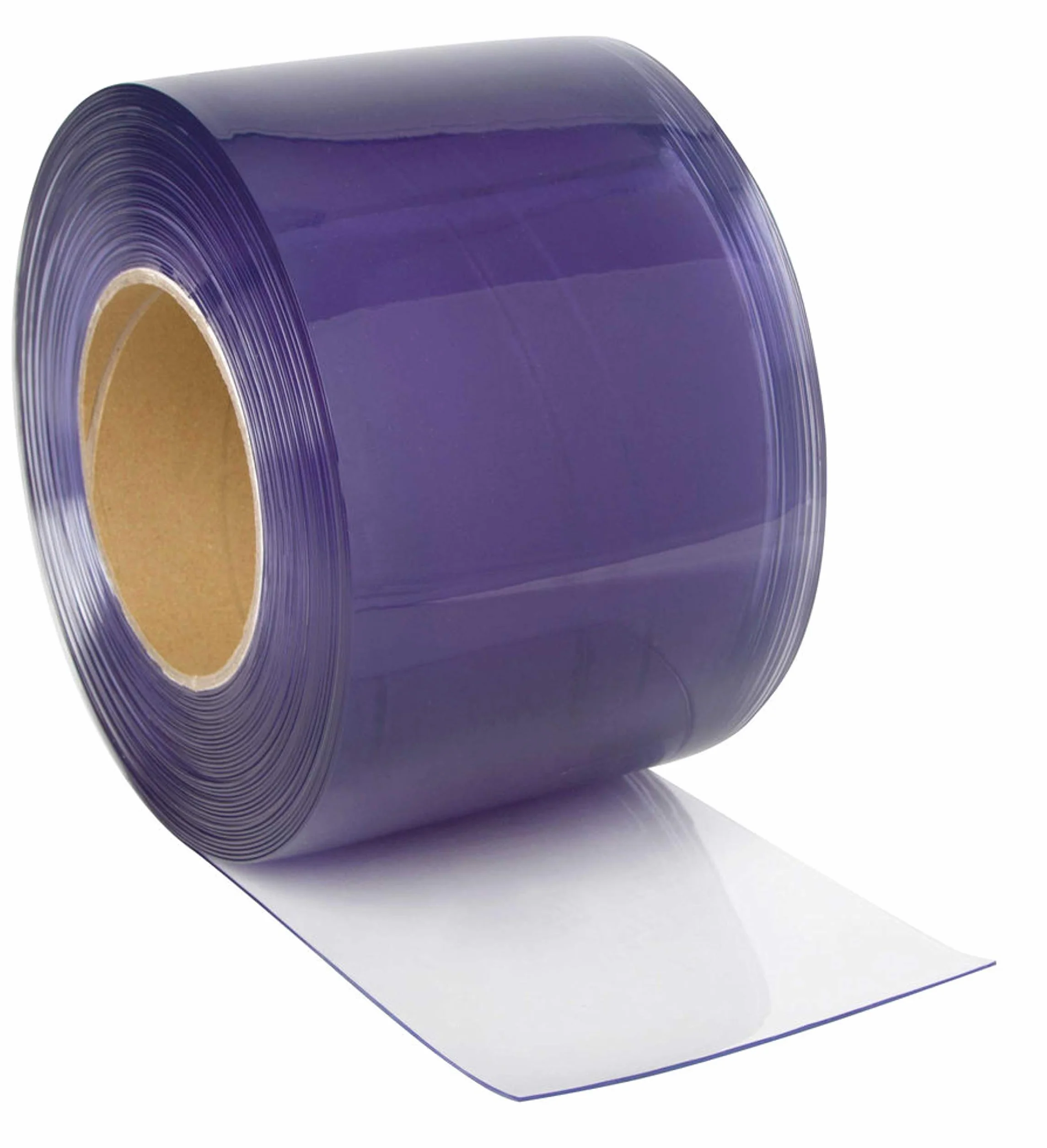 Kerbl Cortina de rayas (para establos, potreros, pasillos, longitud del rollo 25 m, ancho 30 cm, cortina transparente, PVC, sin material de montaje) 291150