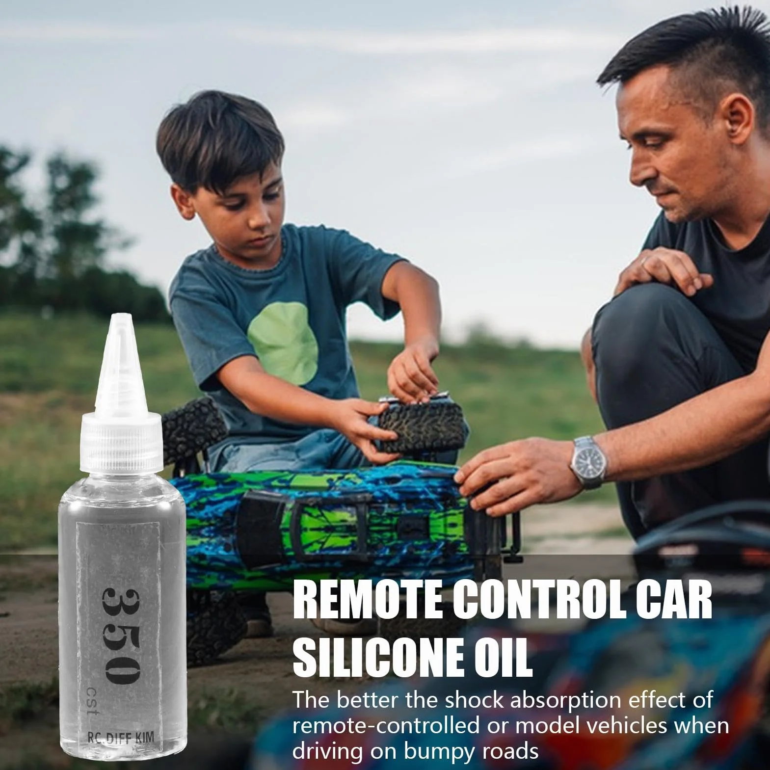 Aceite de amortiguador para coche RC, aceite diferencial de silicona de alta pureza