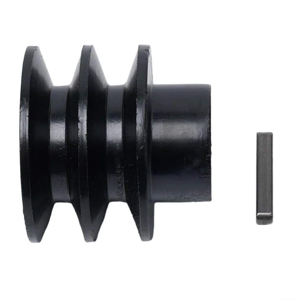 Polea de doble ranura en V 20 mm para correas A motor Honda cabeza convexa