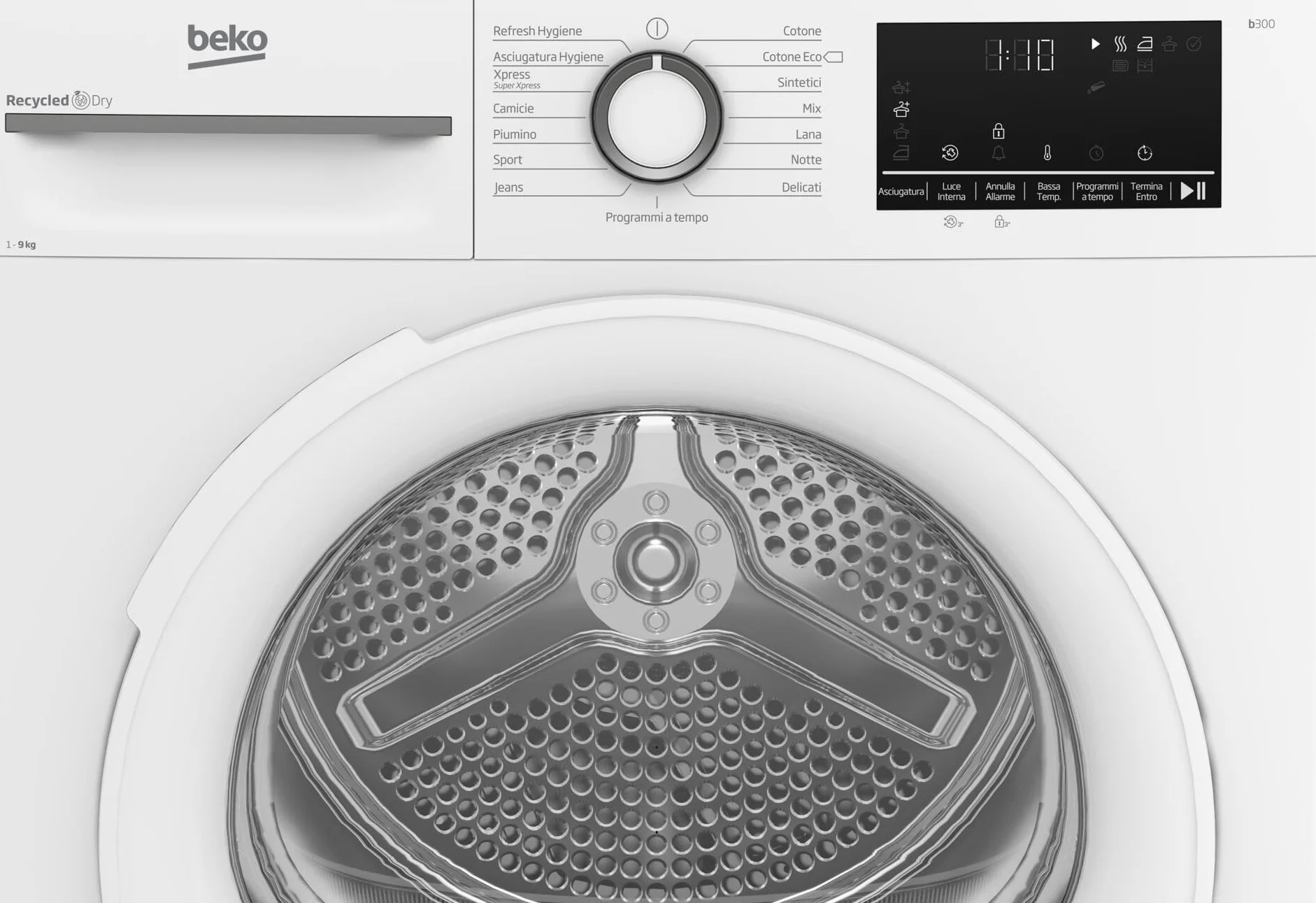 Beko BMT491WI Secadora 9 kg Motor Inverter Clase A+++