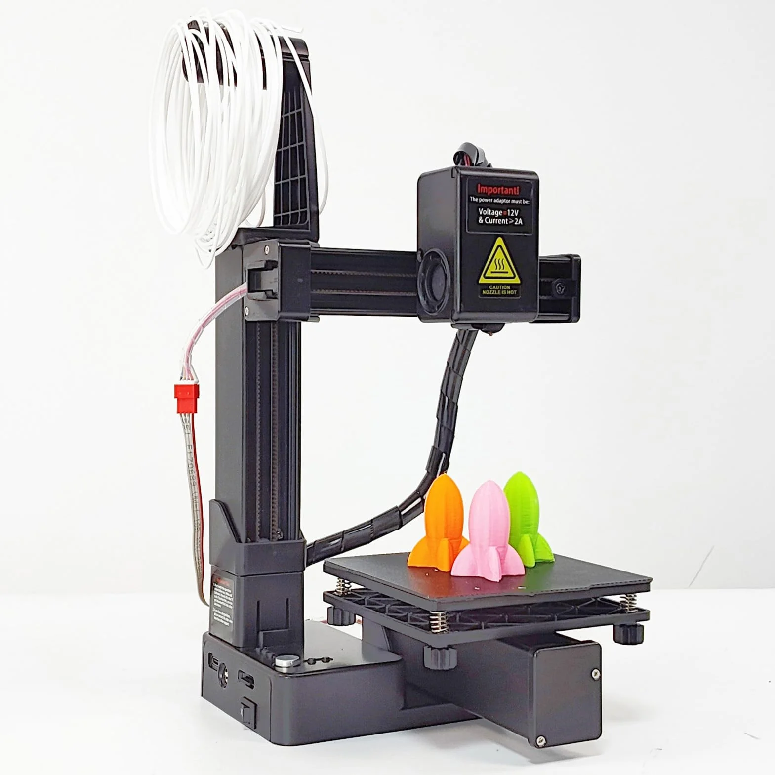 Impresora 3D de alta precisión, 10-40 mm/s, mini máquinas de impresión 3D para principiantes, bricolaje, soporta filamento PLA TPU de 1,75 mm, impresora 3D para principiantes con 1 clic