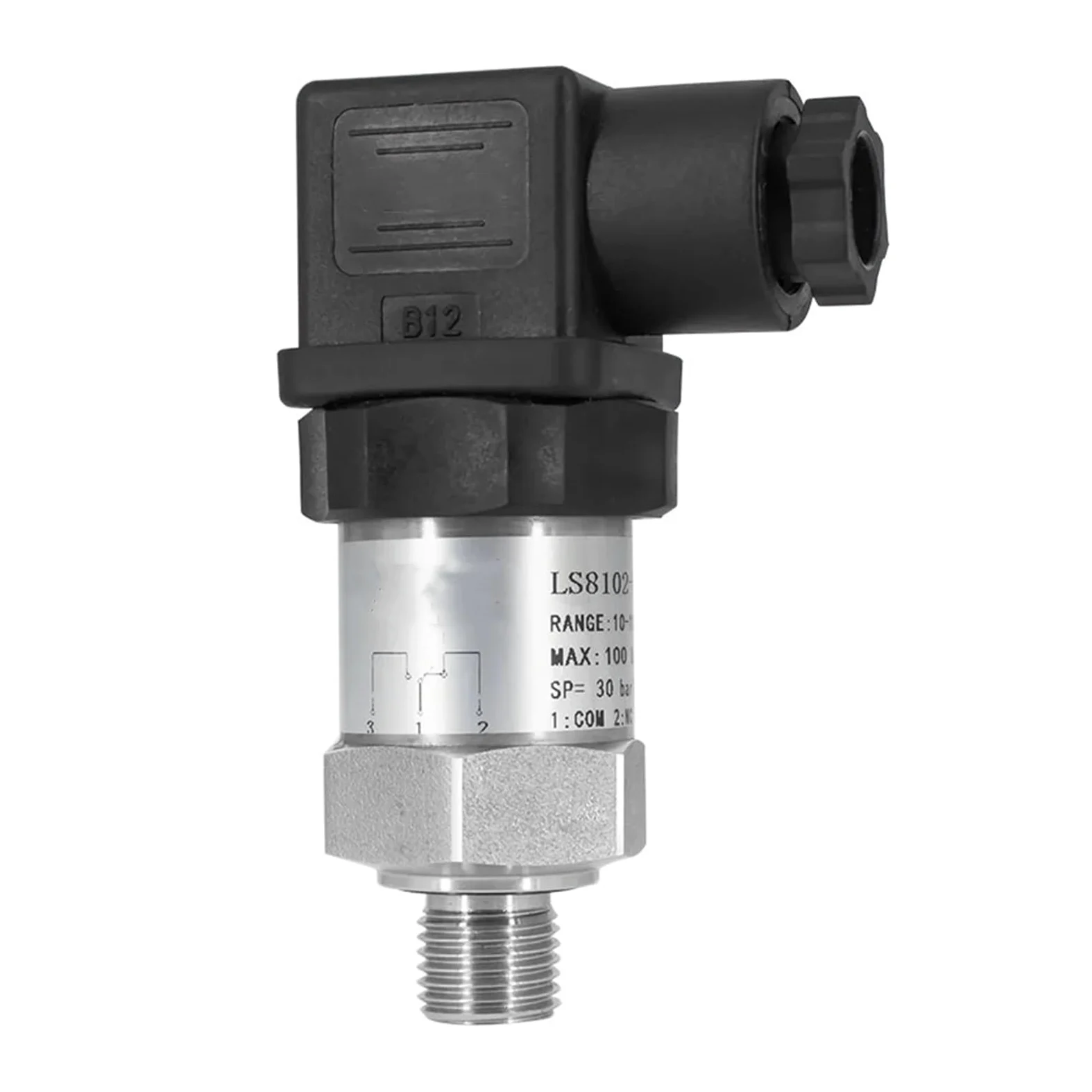 Presostato de agua 0-300bar Presostato de acero inoxidable 304 opcional G1-4, G3-8(10-100bar,G1-4 thread)