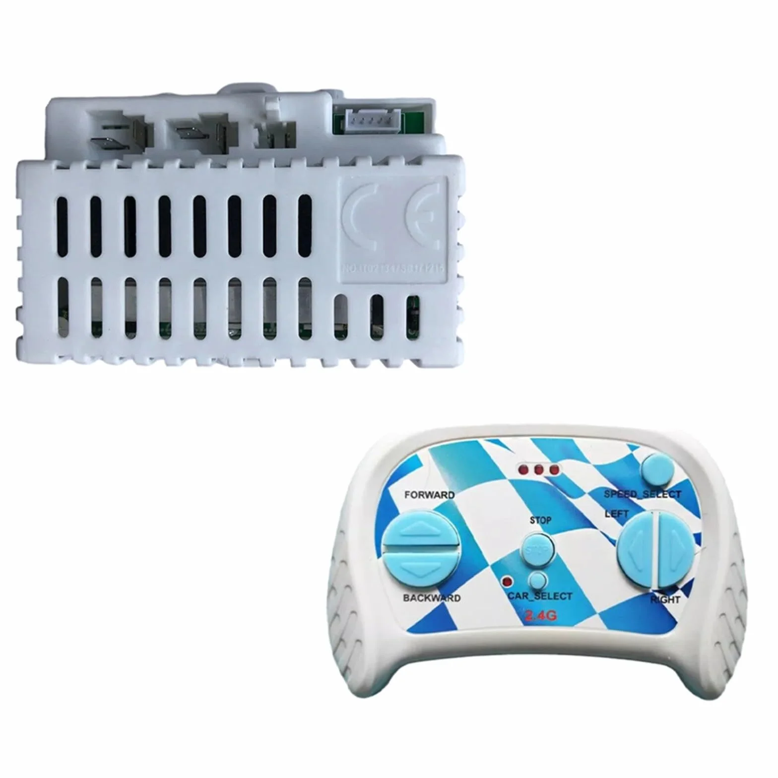 Receptor 24V 5 pines para coche eléctrico infantil con mando a distancia 2,4G Bluetooth